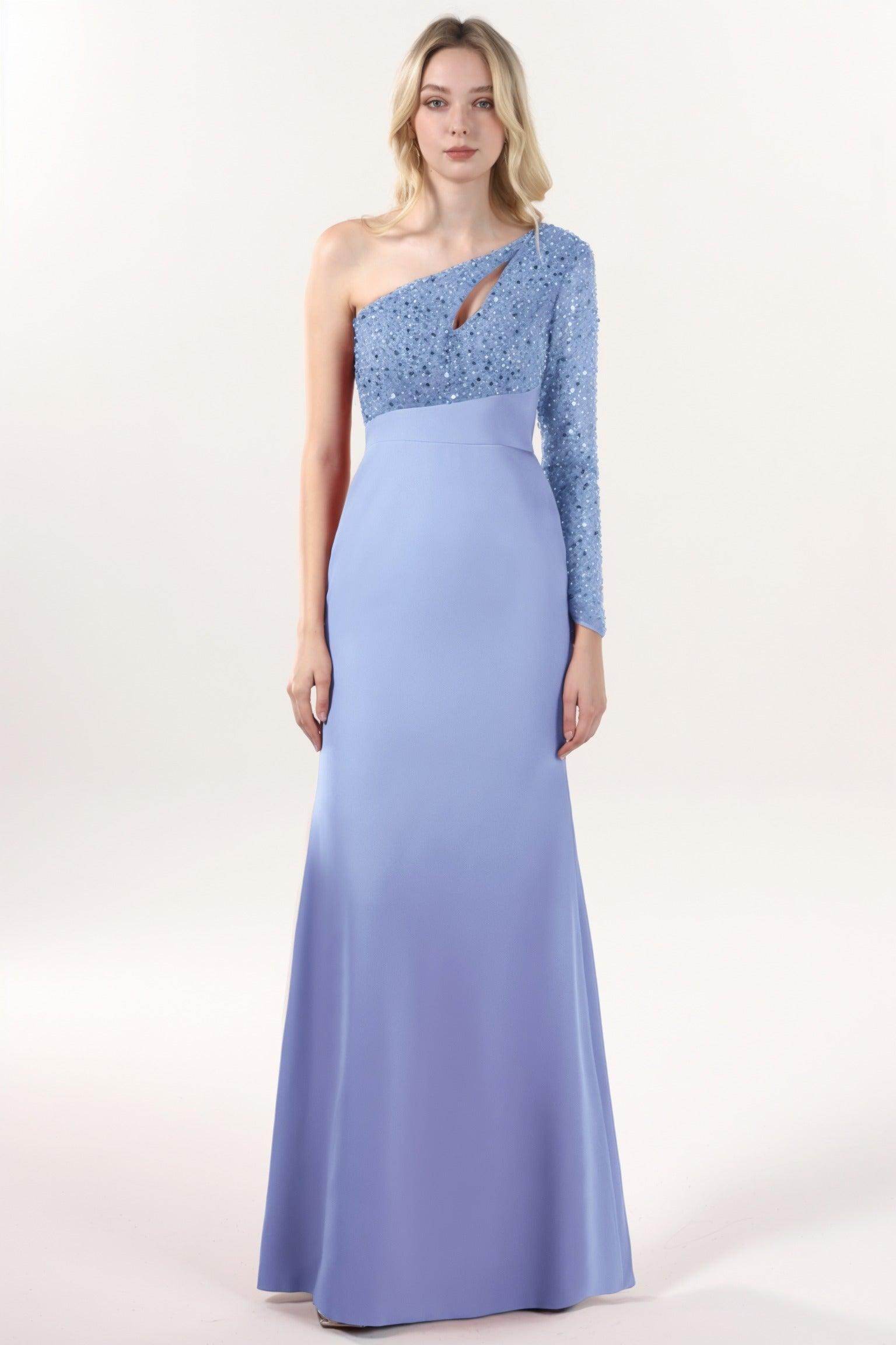 Trumpet-Mermaid Maxi Stretch Crepe Formal Dress CS0587
