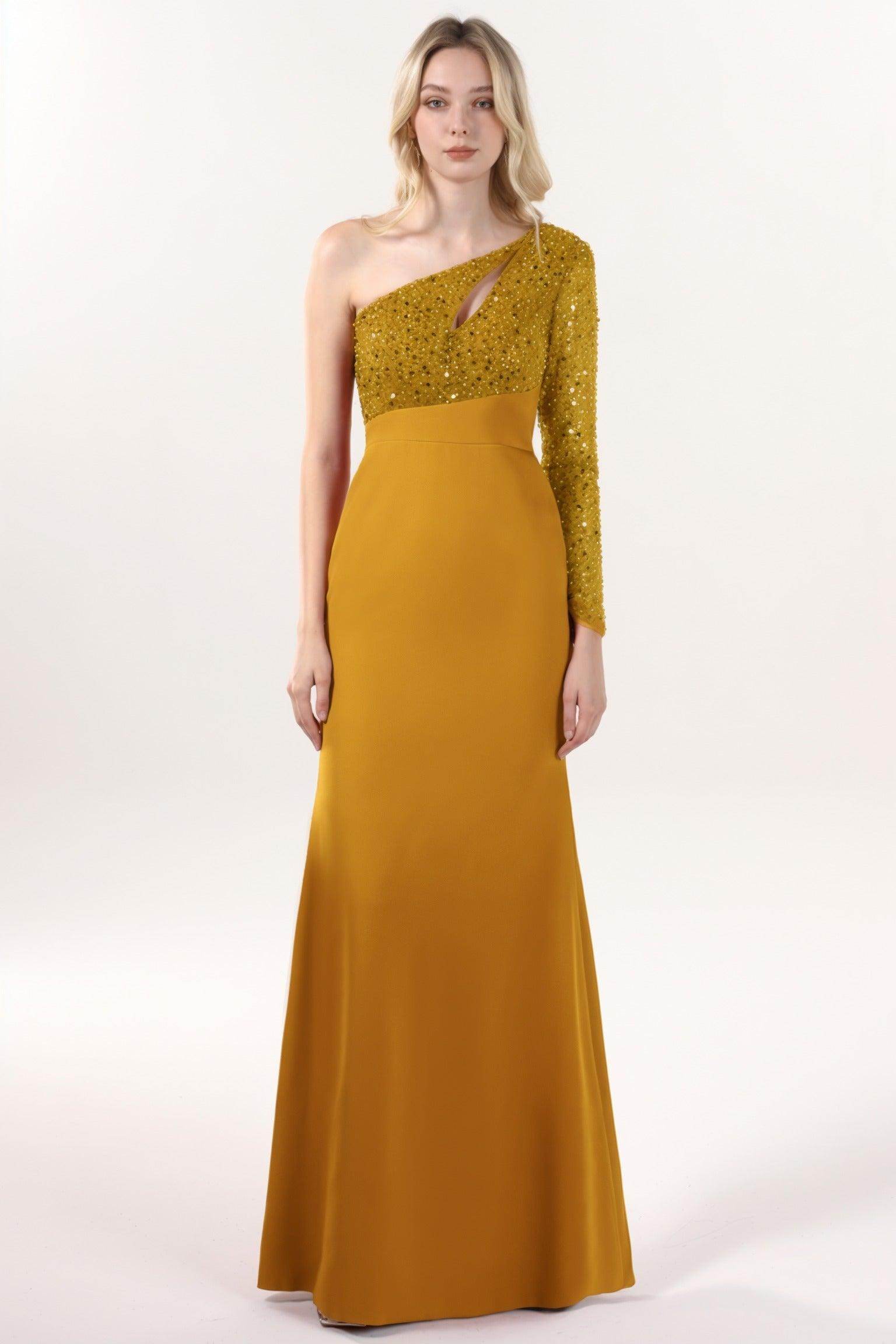 Trumpet-Mermaid Maxi Stretch Crepe Formal Dress CS0587