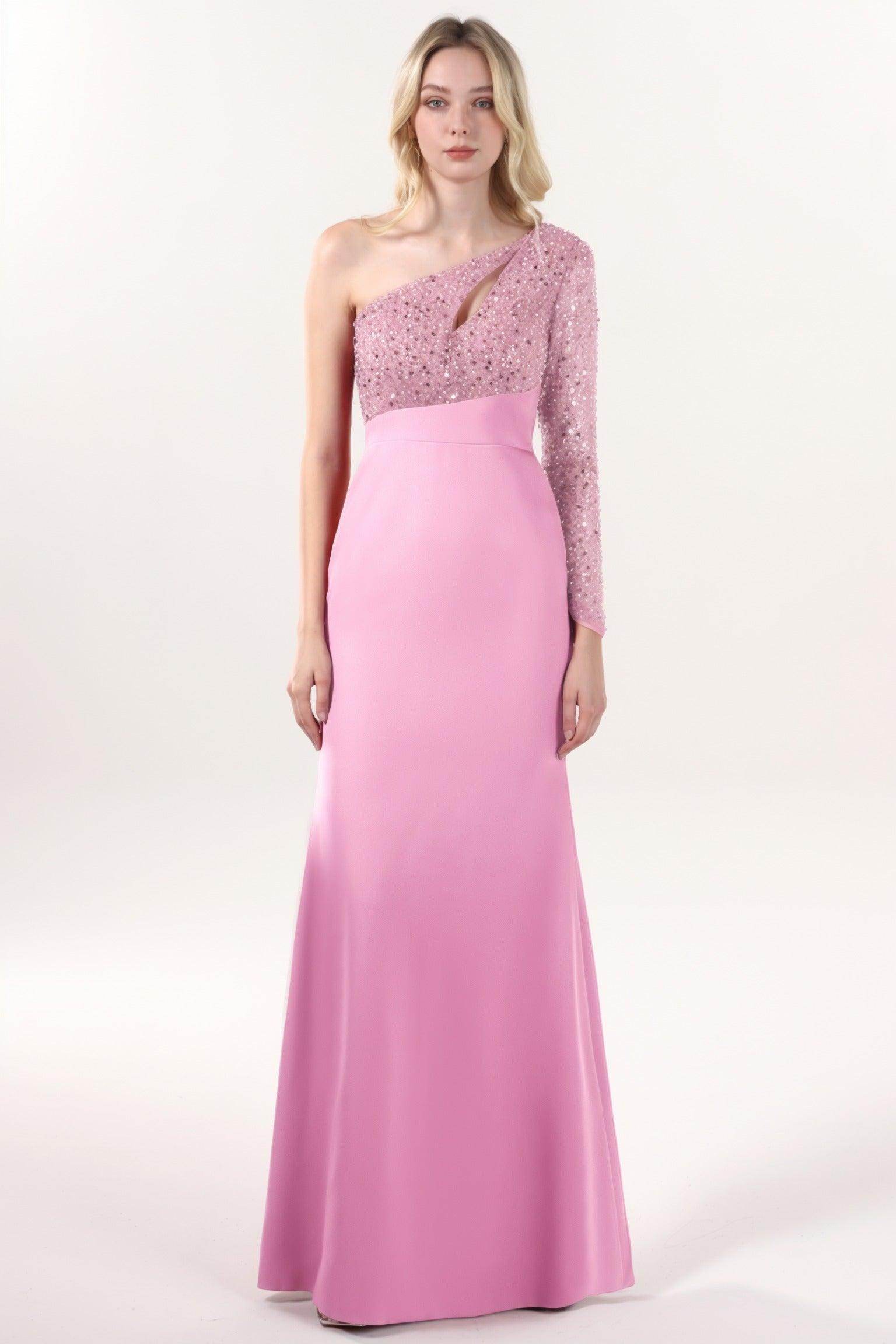 Trumpet-Mermaid Maxi Stretch Crepe Formal Dress CS0587