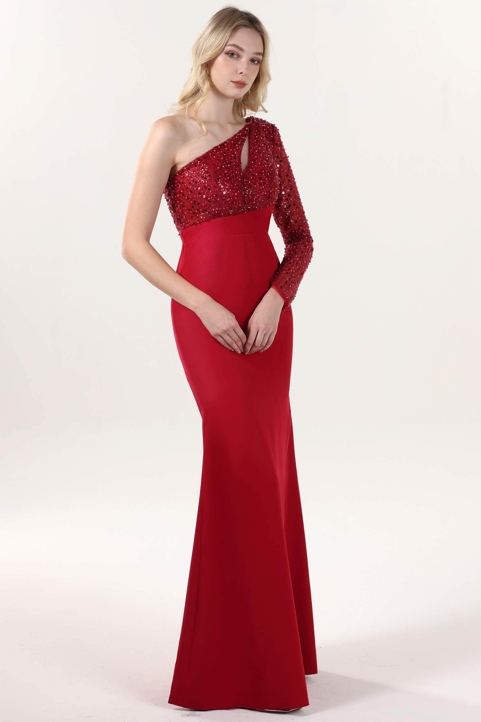 Trumpet-Mermaid Maxi Stretch Crepe Formal Dress CS0587
