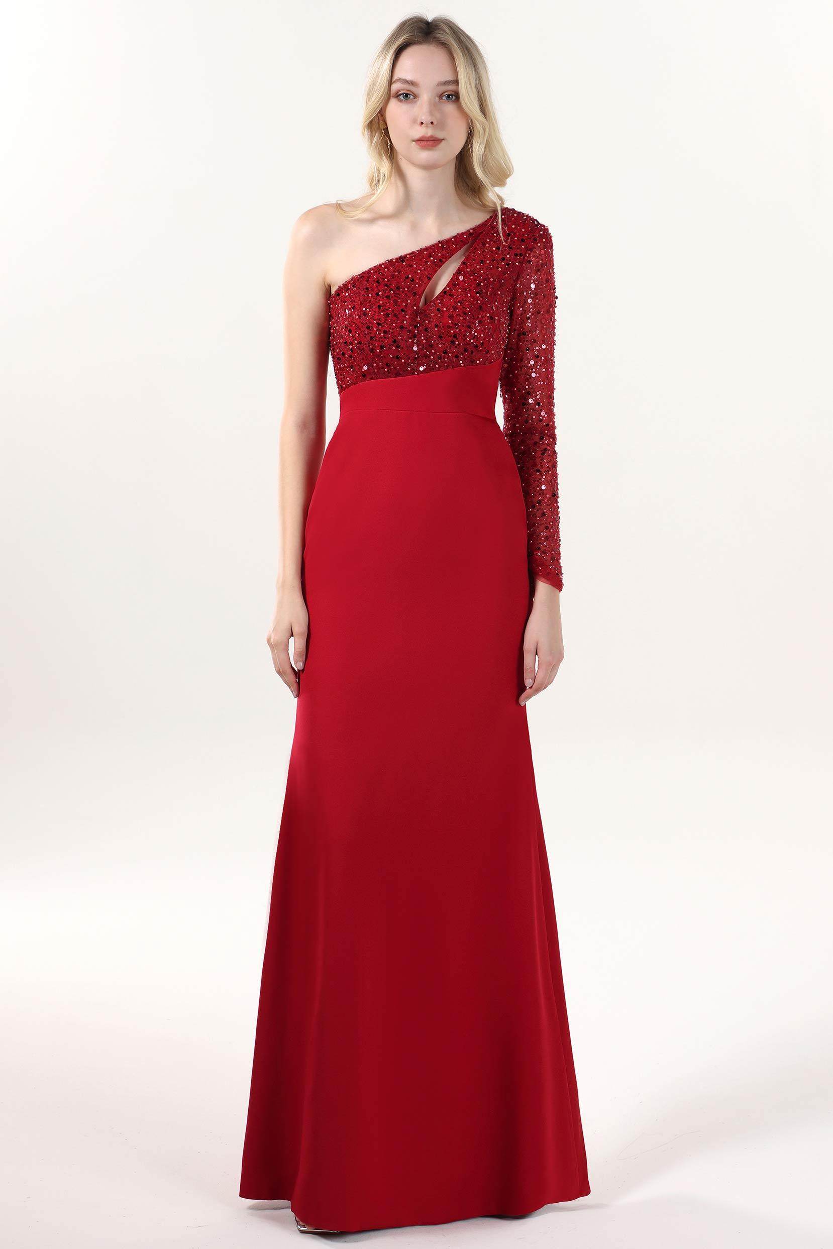 Trumpet-Mermaid Maxi Stretch Crepe Formal Dress CS0587