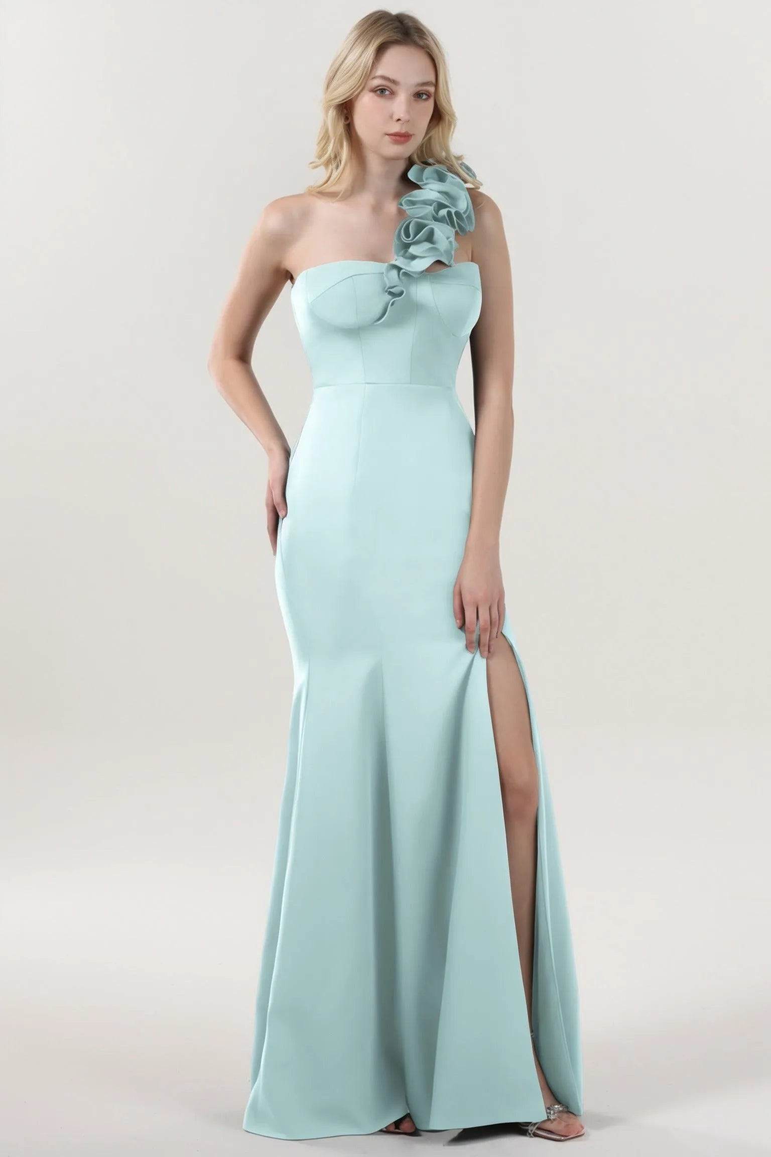 Trumpet-Mermaid Maxi Stretch Crepe Formal Dress CS0596