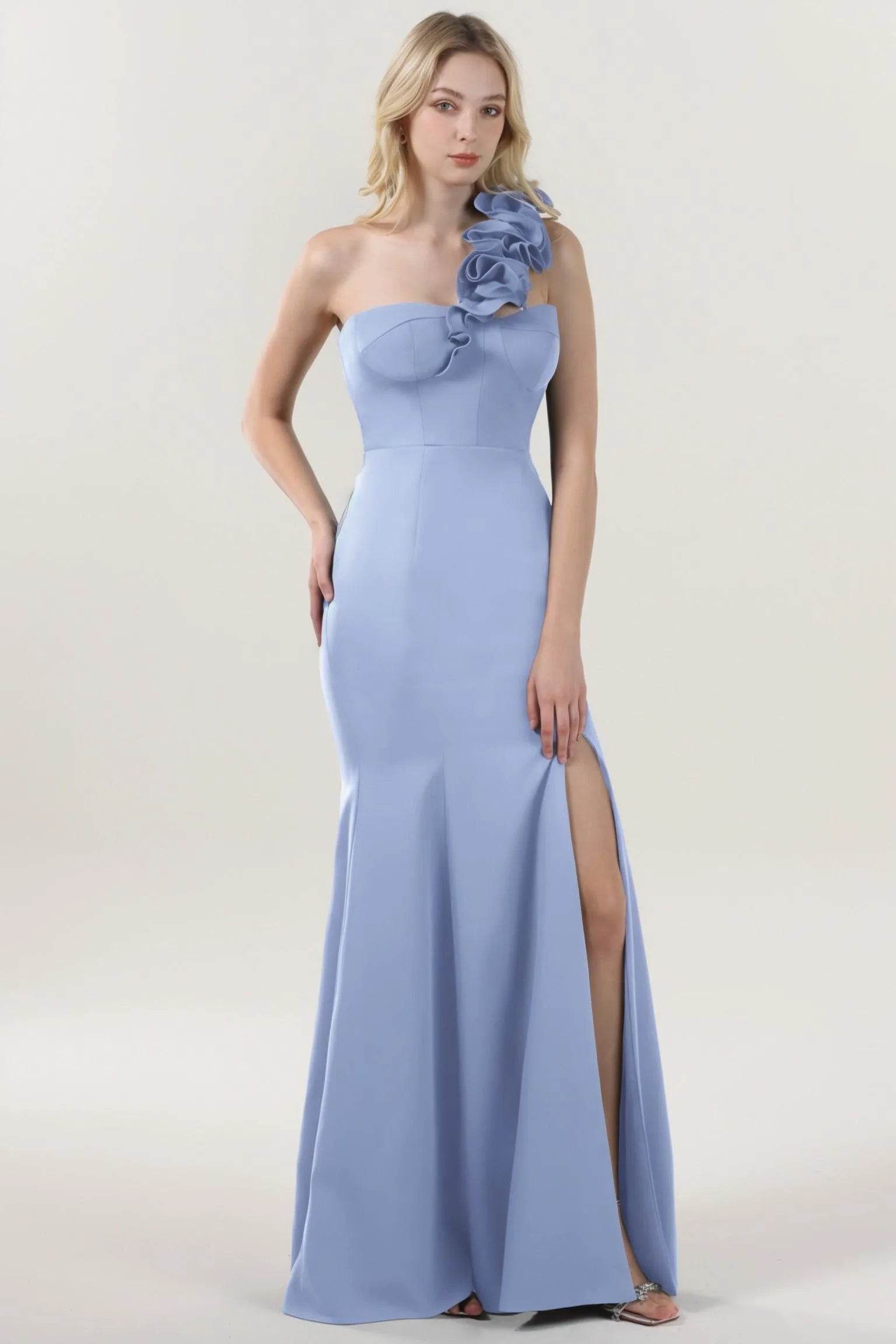 Trumpet-Mermaid Maxi Stretch Crepe Formal Dress CS0596