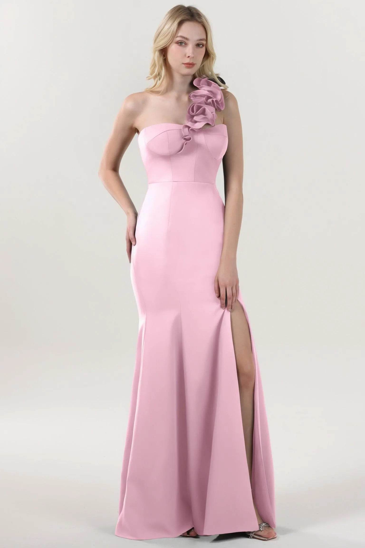Trumpet-Mermaid Maxi Stretch Crepe Formal Dress CS0596