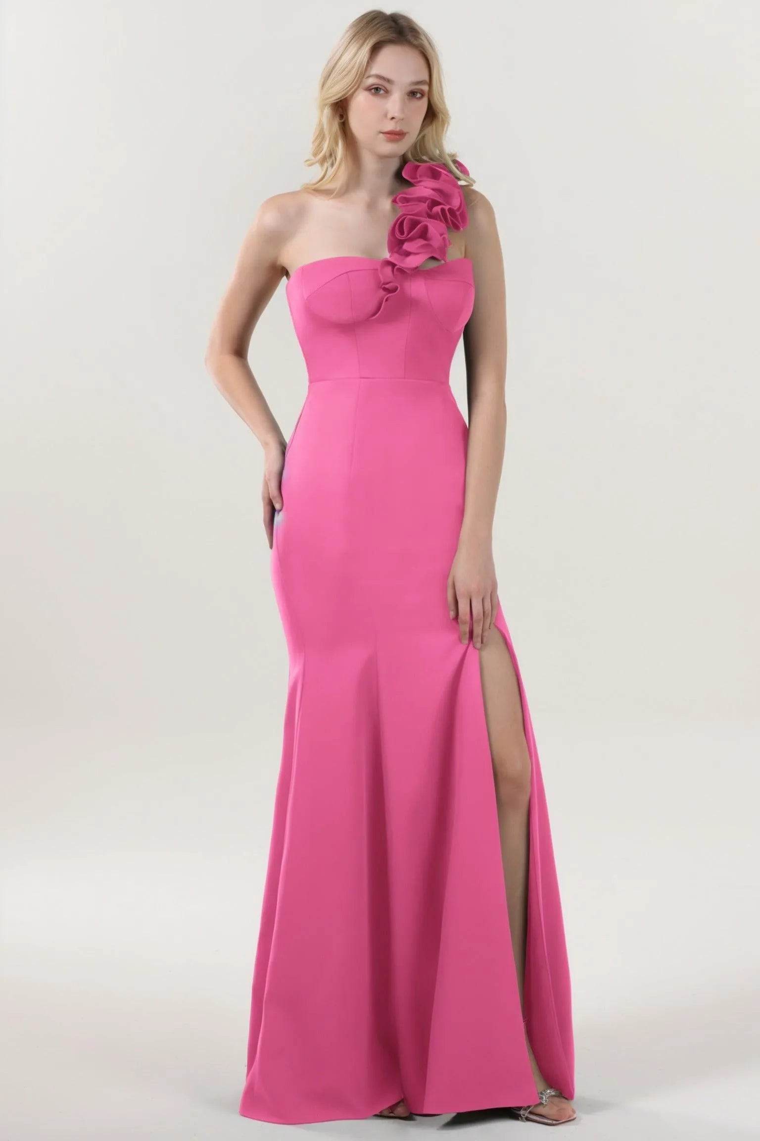 Trumpet-Mermaid Maxi Stretch Crepe Formal Dress CS0596