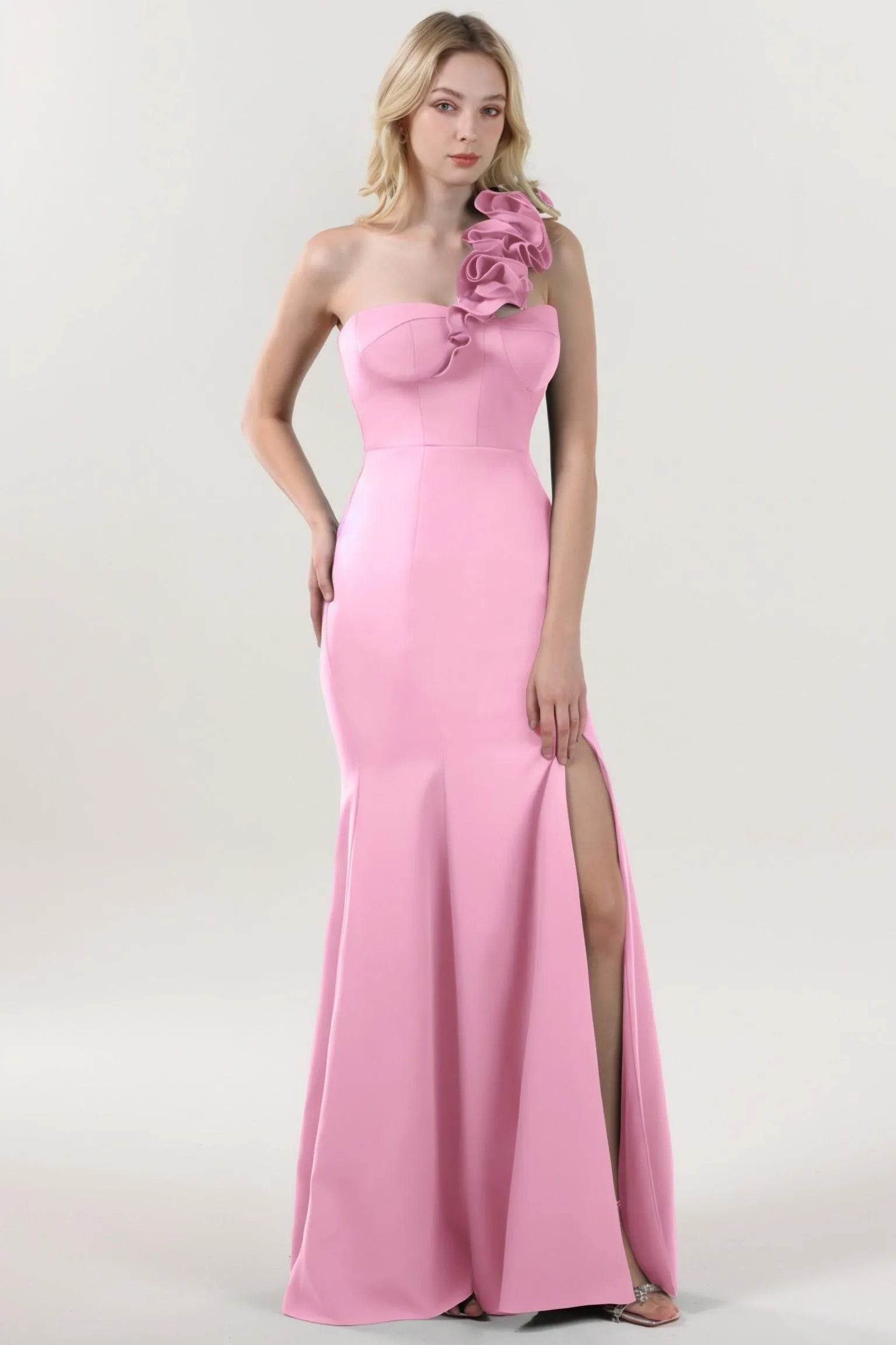 Trumpet-Mermaid Maxi Stretch Crepe Formal Dress CS0596