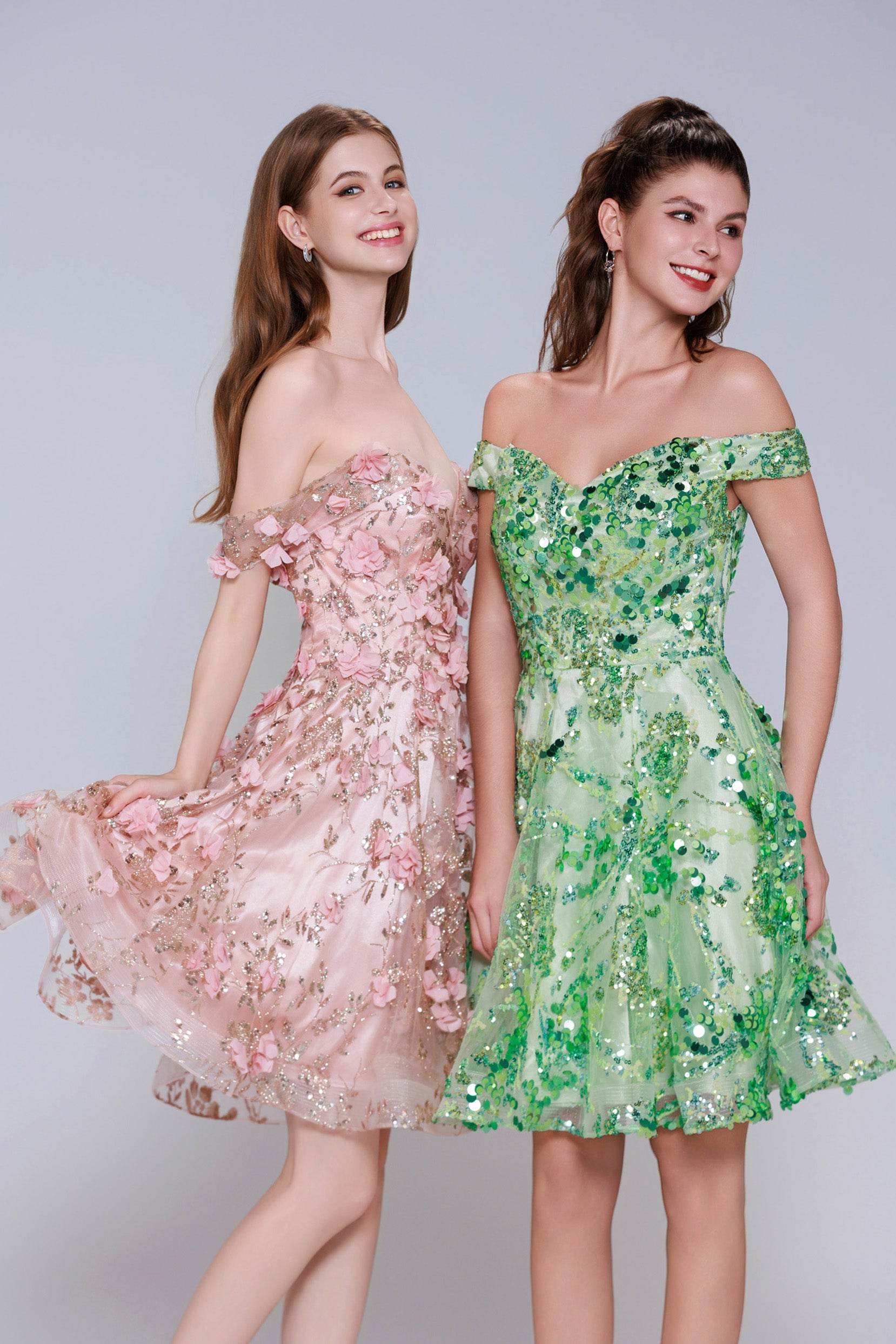 A-Line Mini Tulle Homecoming Dress CS1003