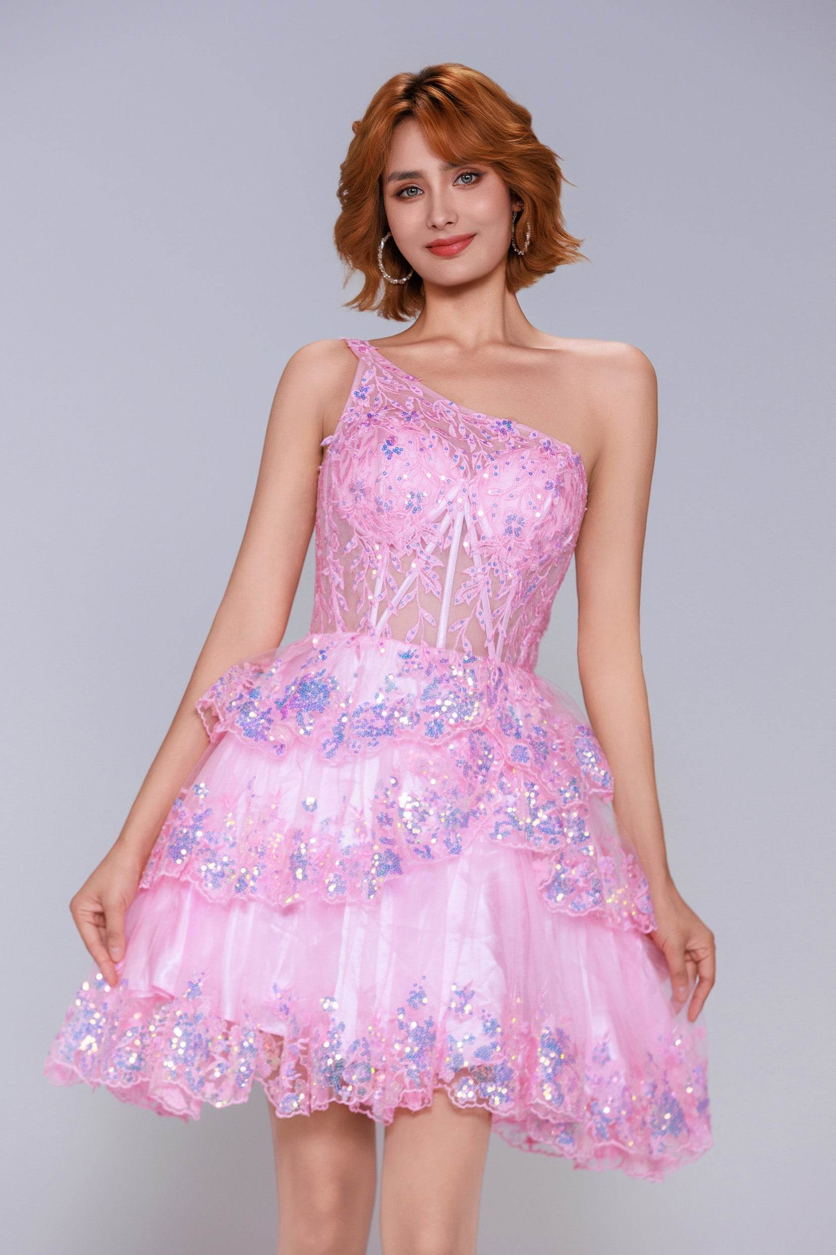 Ball Gown Mini Tulle Homecoming Dress CS1011