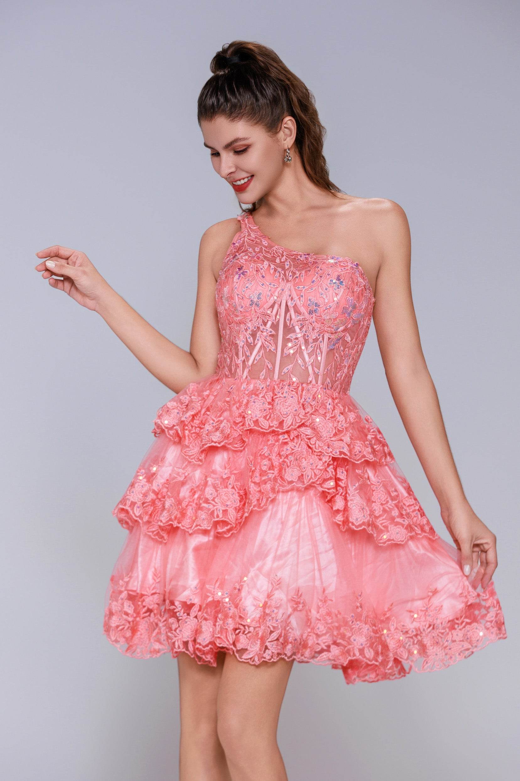 Ball Gown Mini Tulle Homecoming Dress CS1011