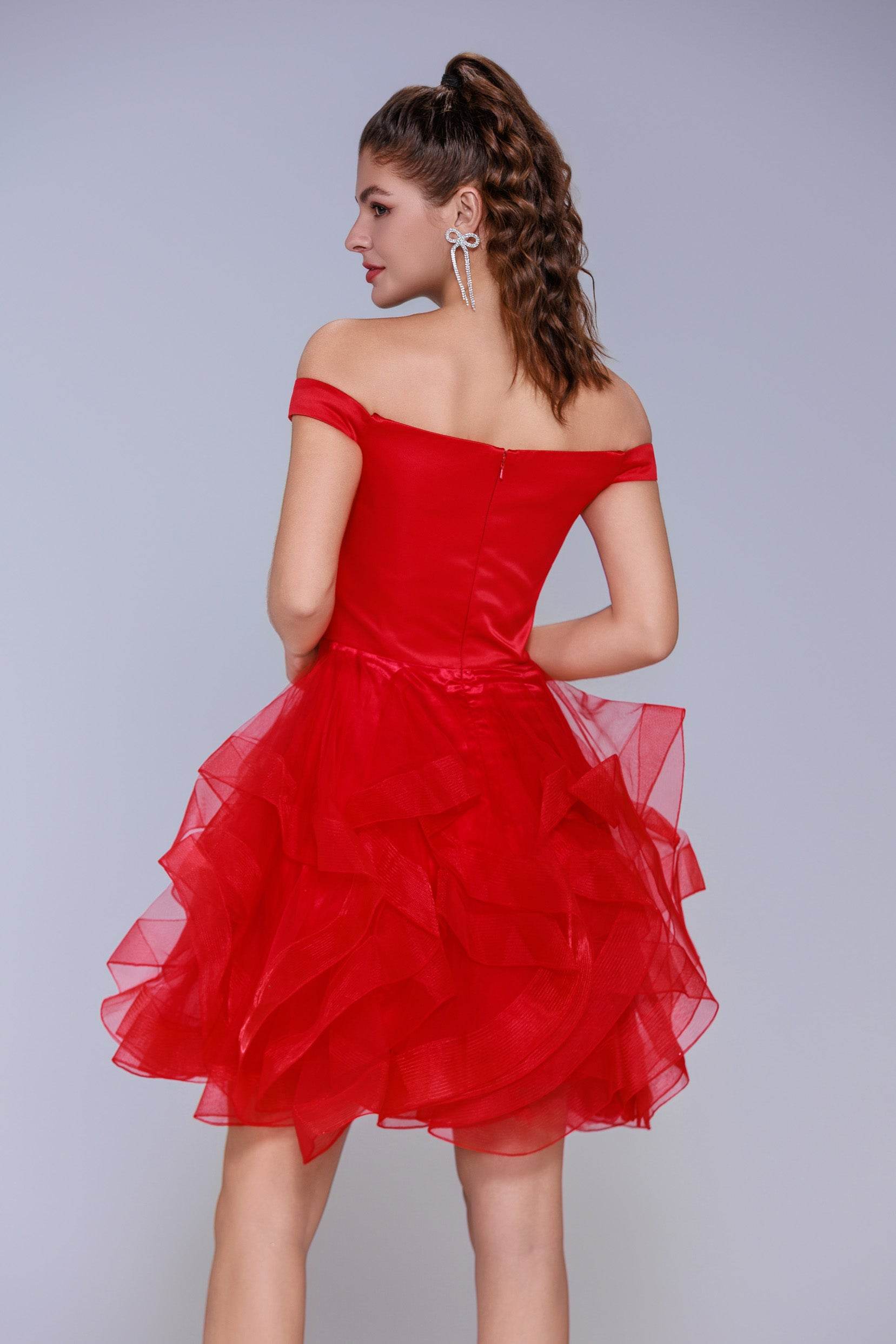 Ball Gown Mini Tulle Homecoming Dress CS1022
