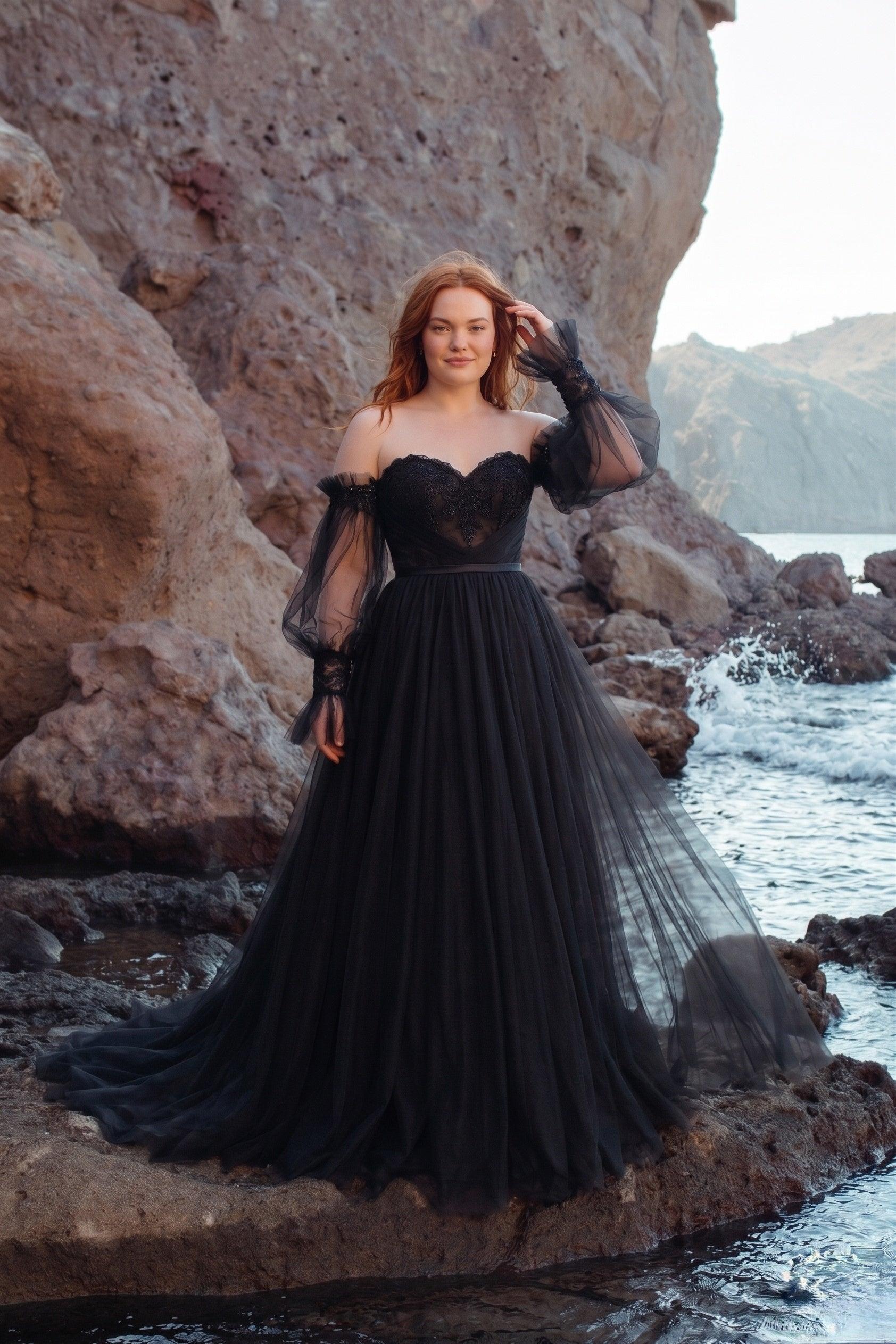 Trumpet-Mermaid Court Train Chiffon Wedding Dress CW3267