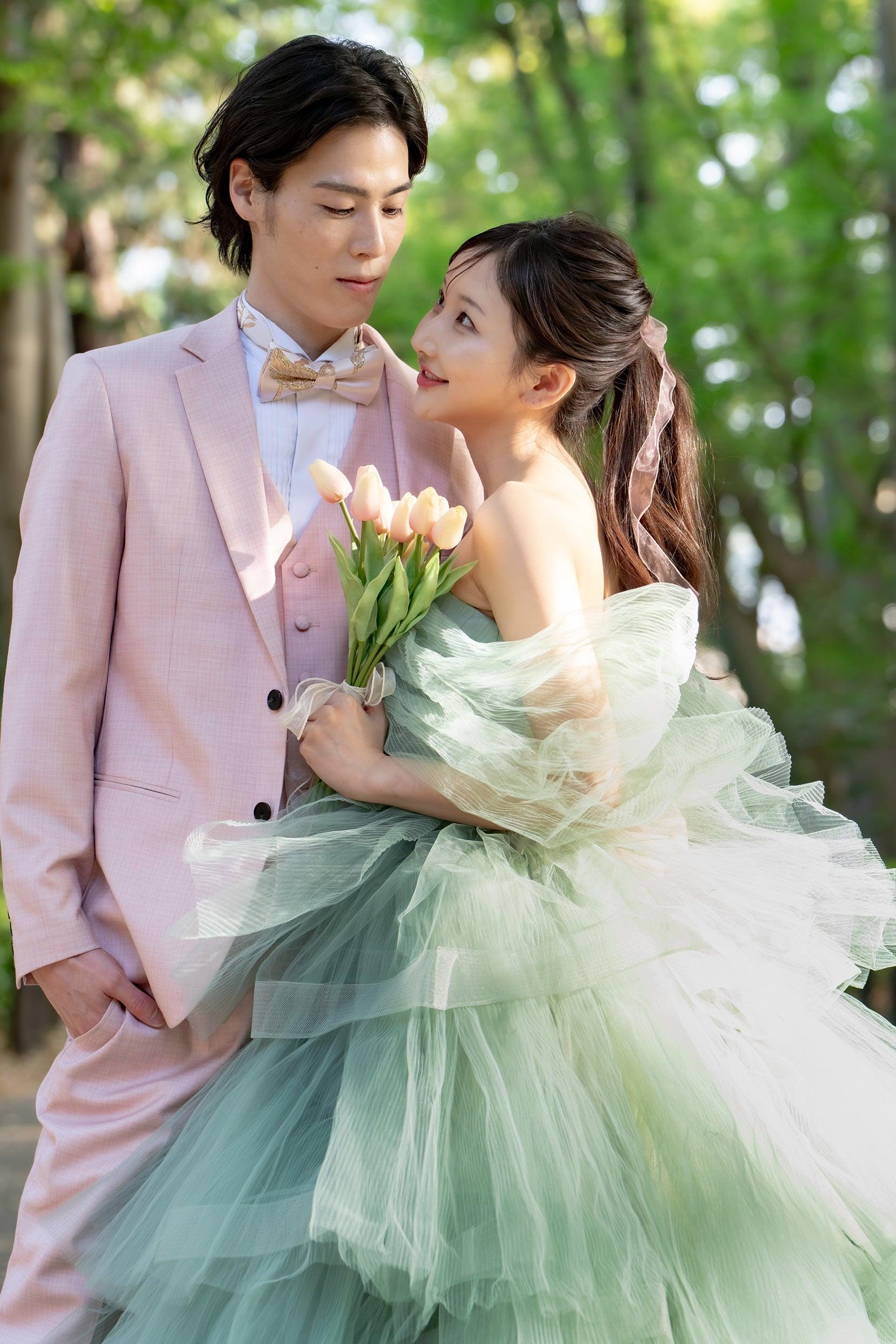 Ball Gown Court Train Tulle Wedding Dress CW3298