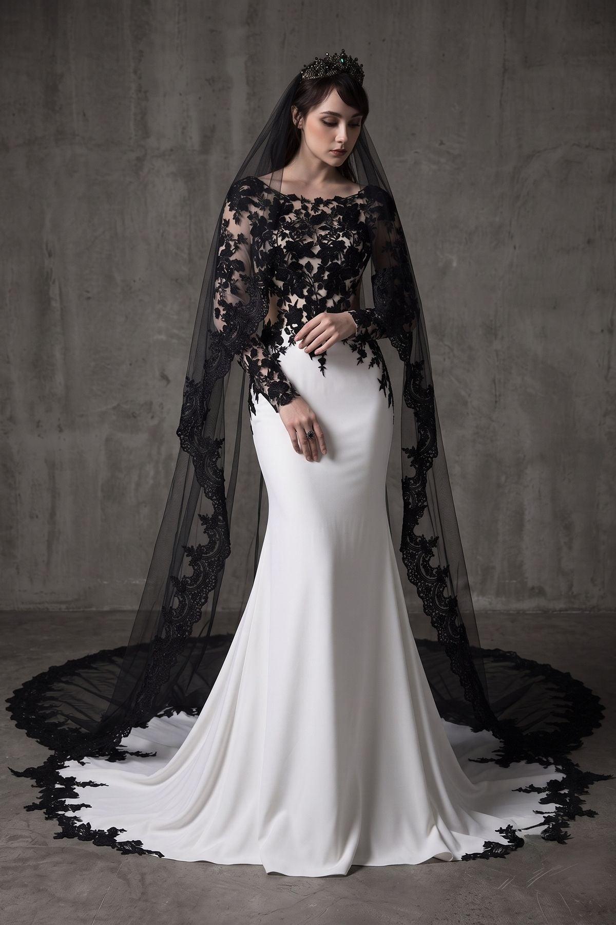 Trumpet-Mermaid Chapel Train Elastic Satin Wedding Dress CW3586
