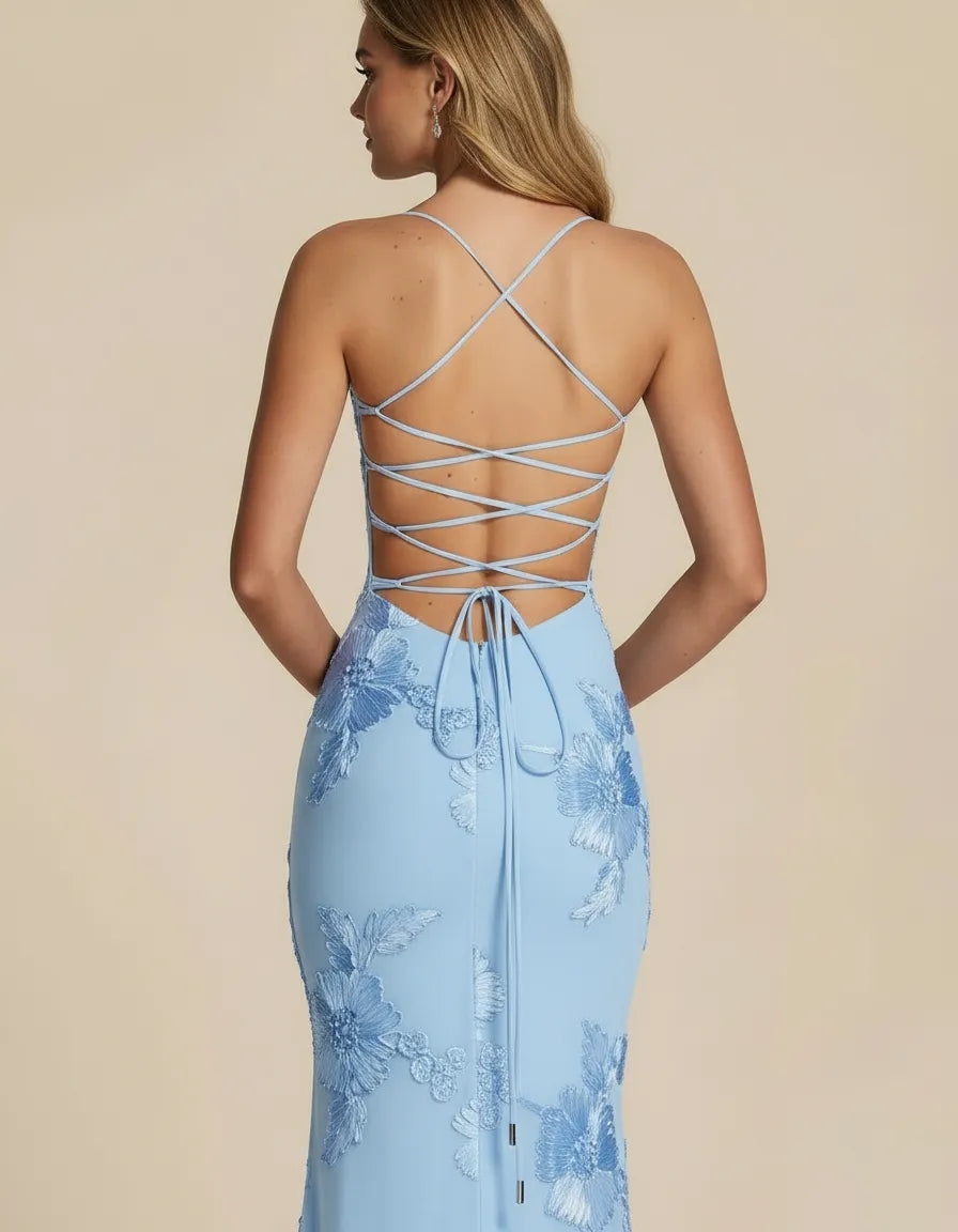 Celestine – Hourglass Floral Gown