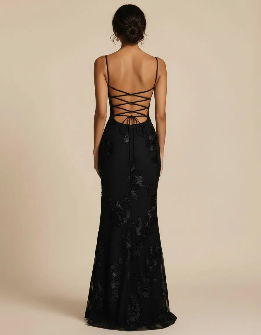 Celestine – Hourglass Floral Gown