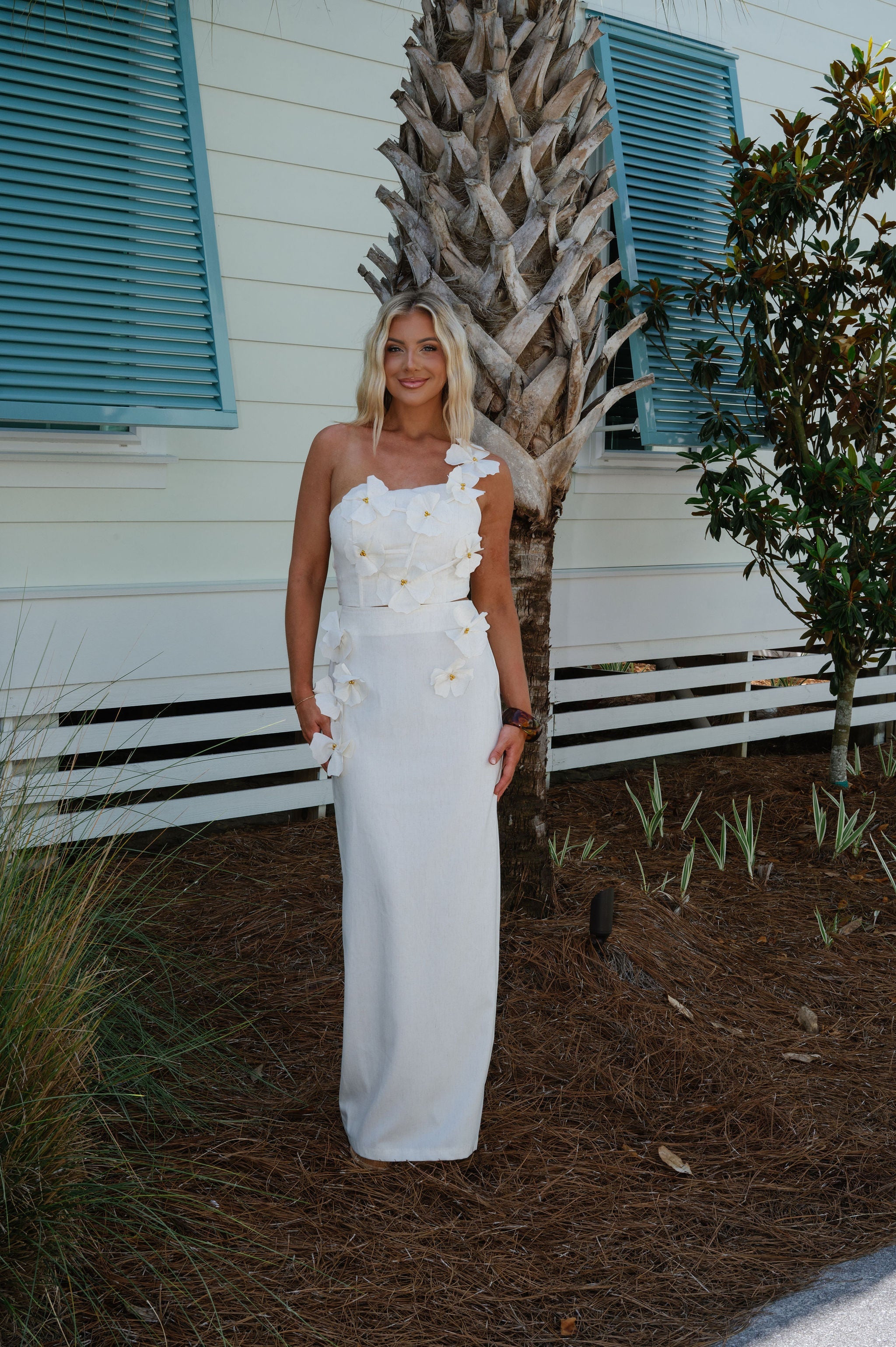 Ariel Maxi Skirt Set-Natural