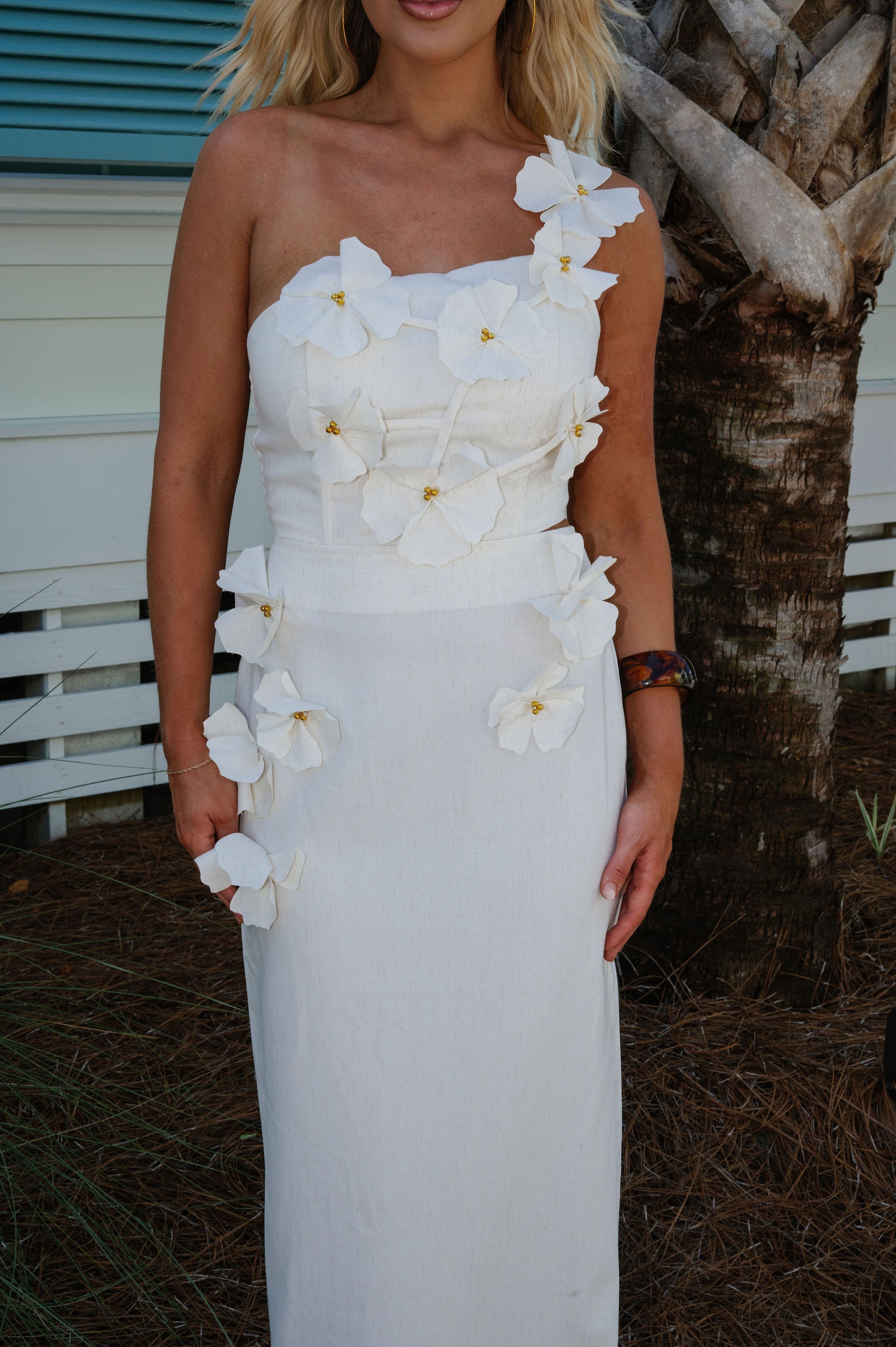 Ariel Maxi Skirt Set-Natural