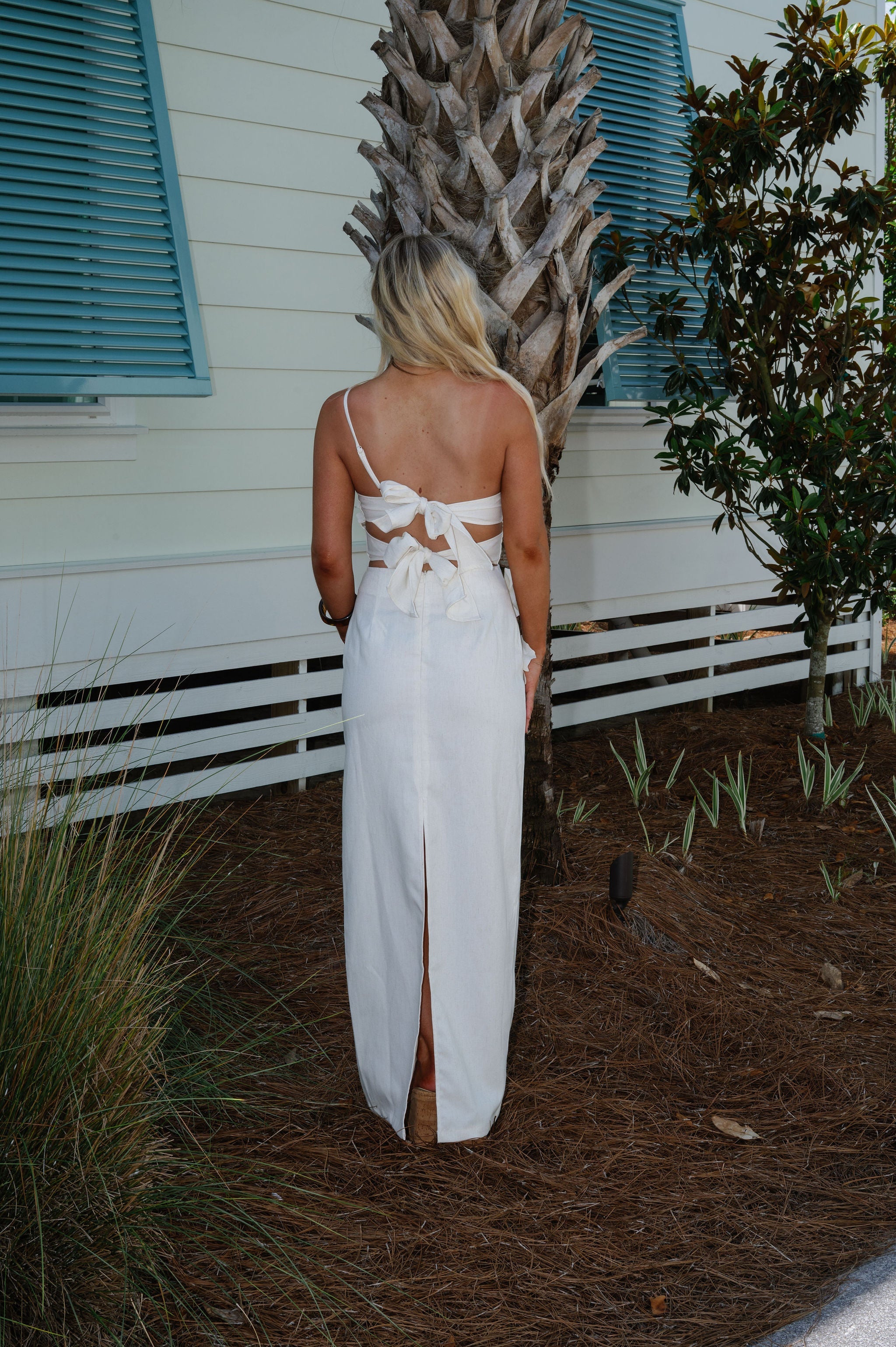 Ariel Maxi Skirt Set-Natural