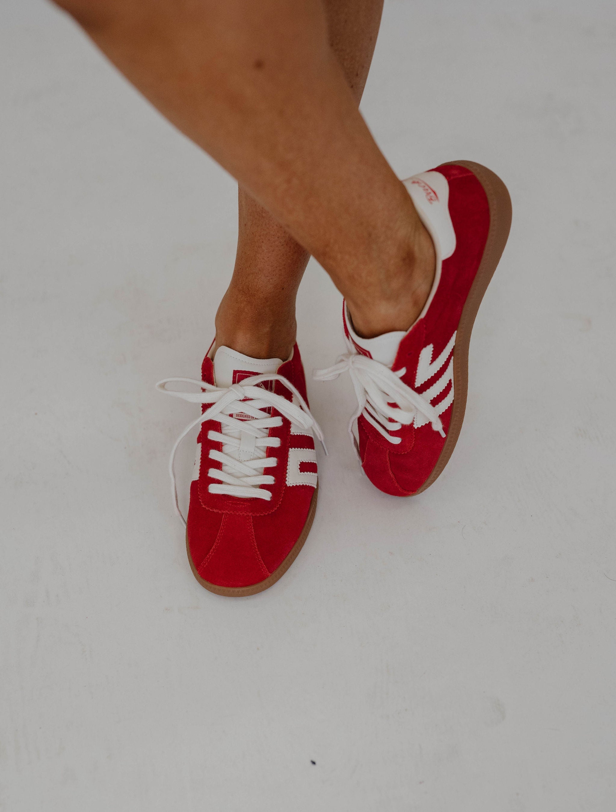 Back 70 Shelly Sneakers-Red