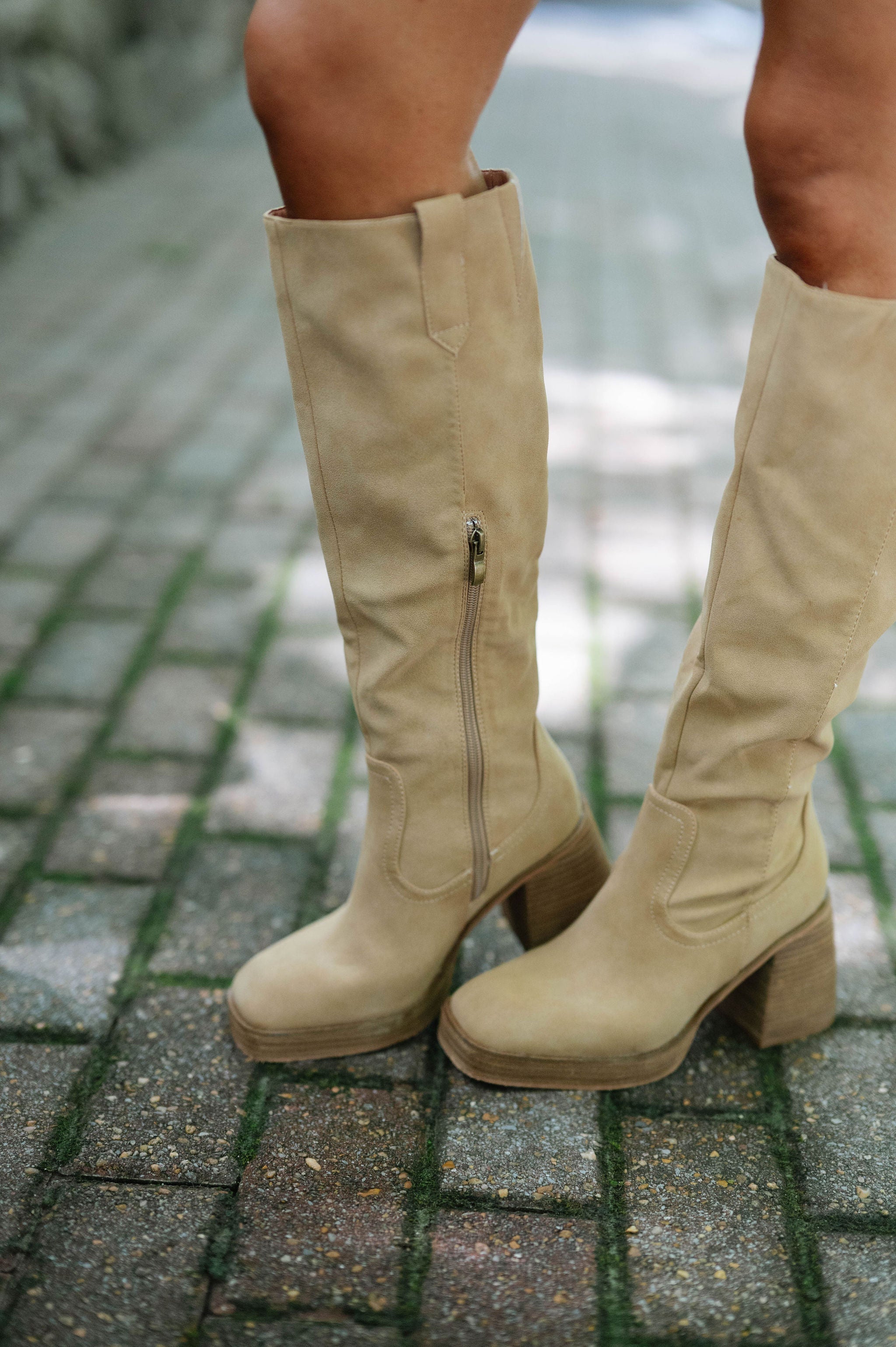 Alyssa Chunky Boot-Toffee