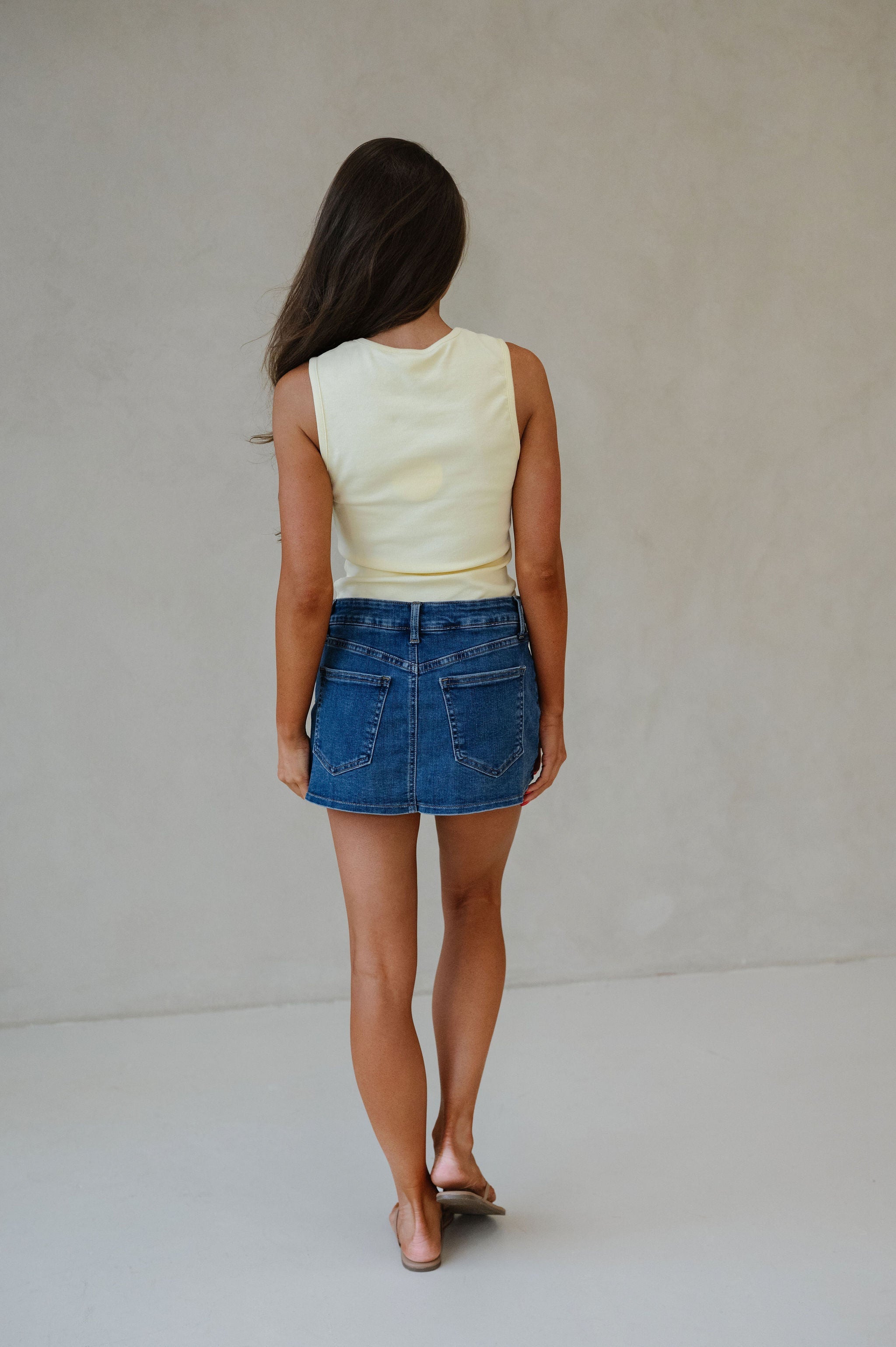 All American Babe Top-Light Yellow