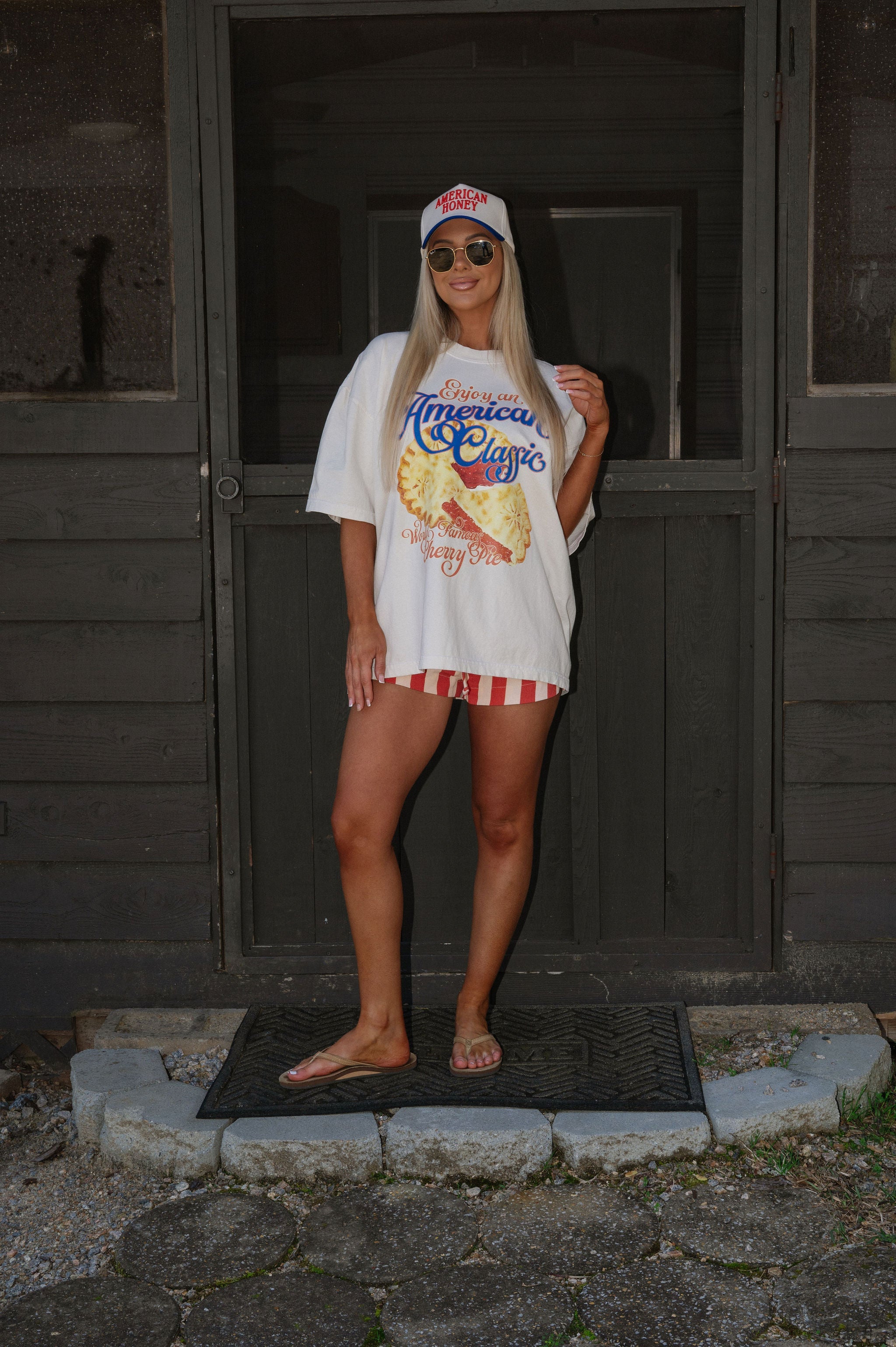 Cherry Pie Tee-Ivory