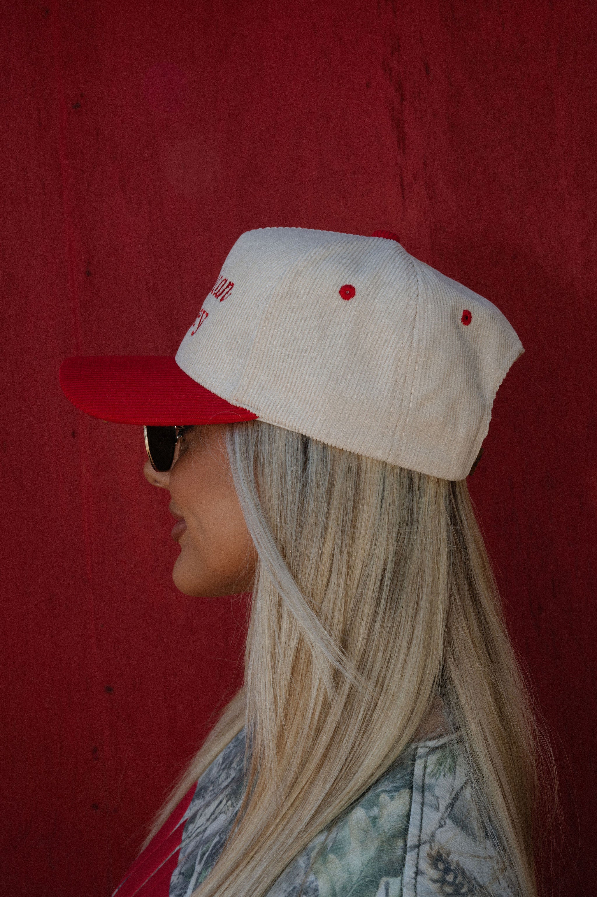 American Honey Baseball Hat-Red