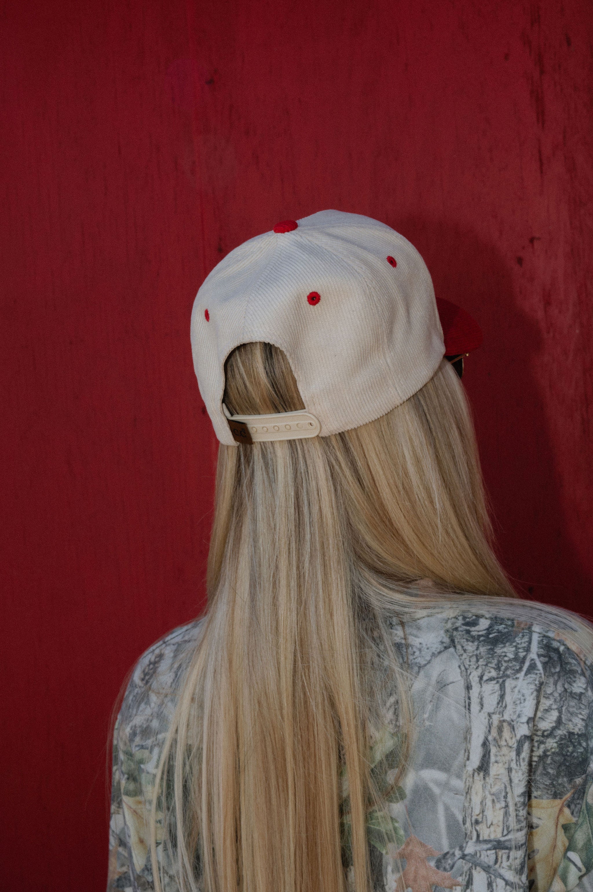 American Honey Baseball Hat-Red