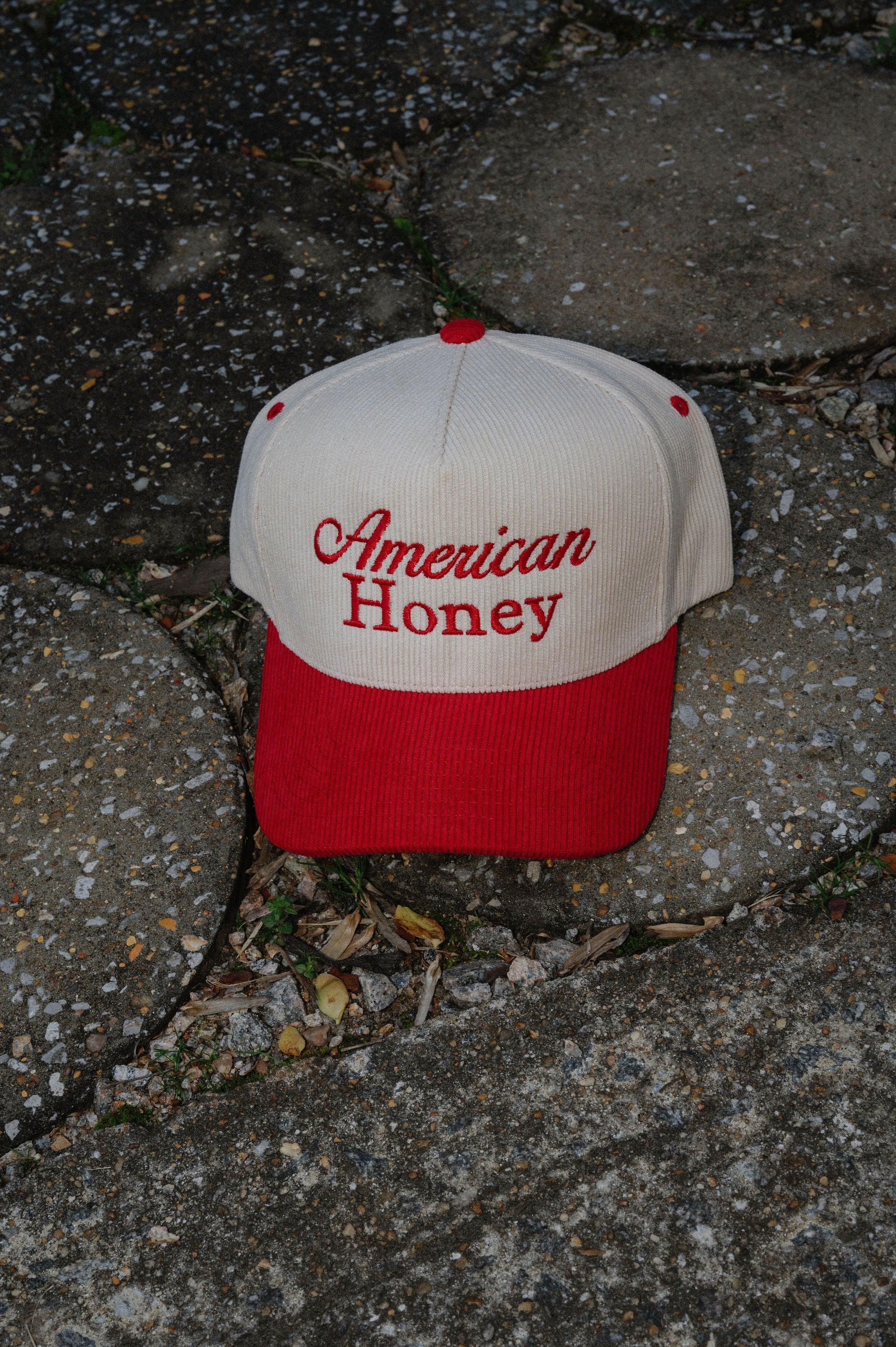 American Honey Baseball Hat-Red