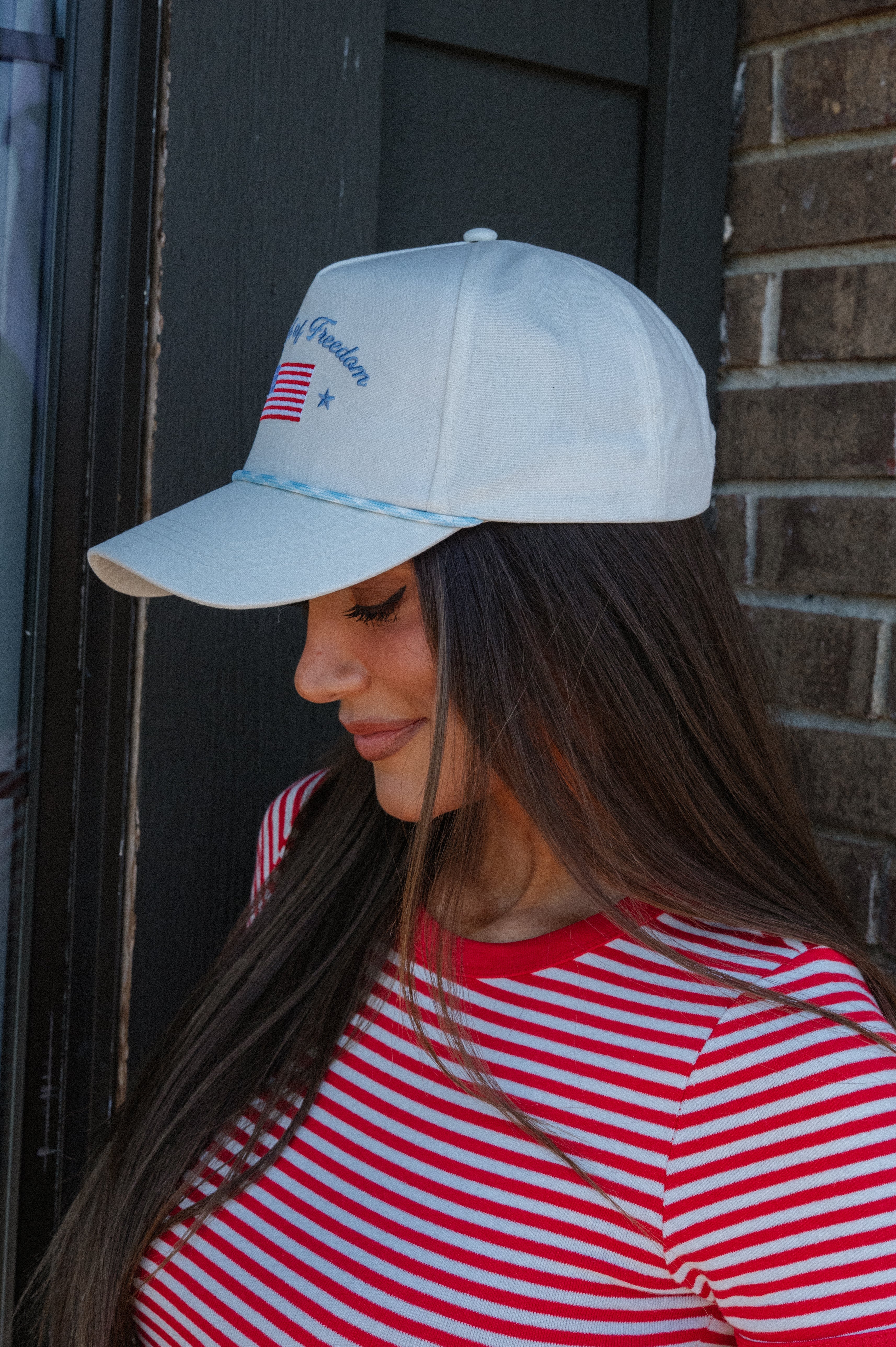 The Land of FreedomTrucker Hat- Light Blue