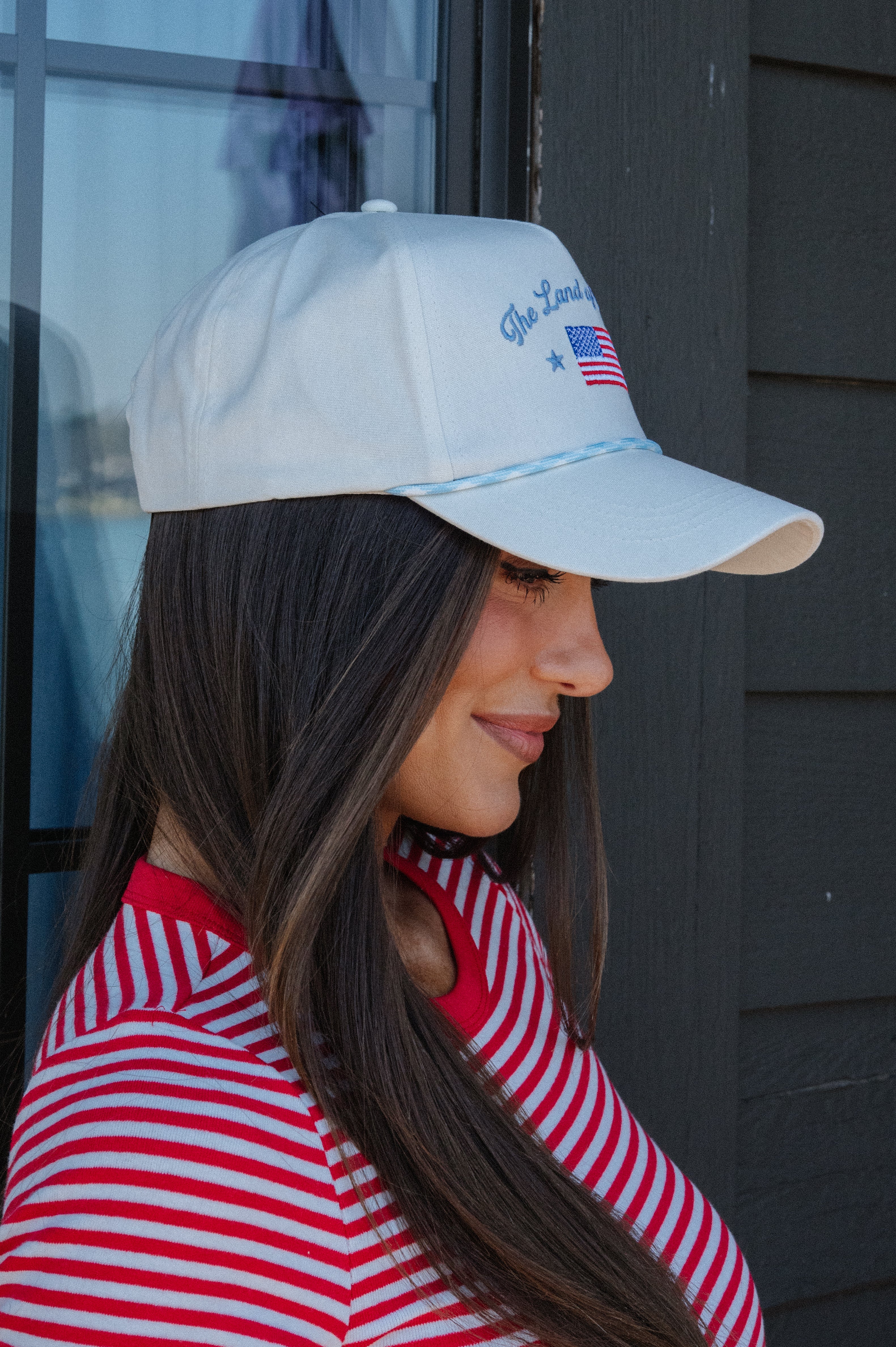 The Land of FreedomTrucker Hat- Light Blue