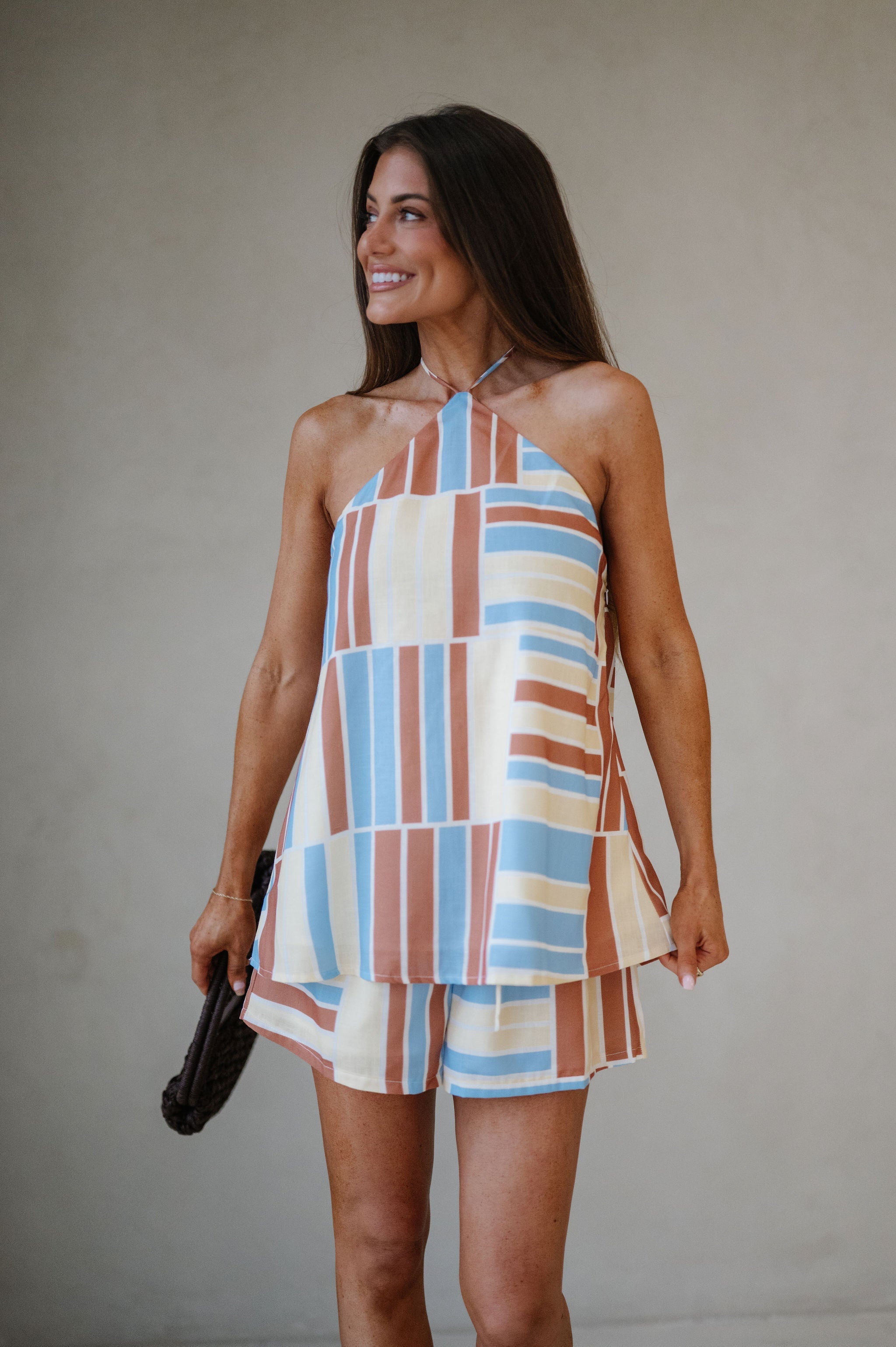Ace Halter Set- Brown Multi