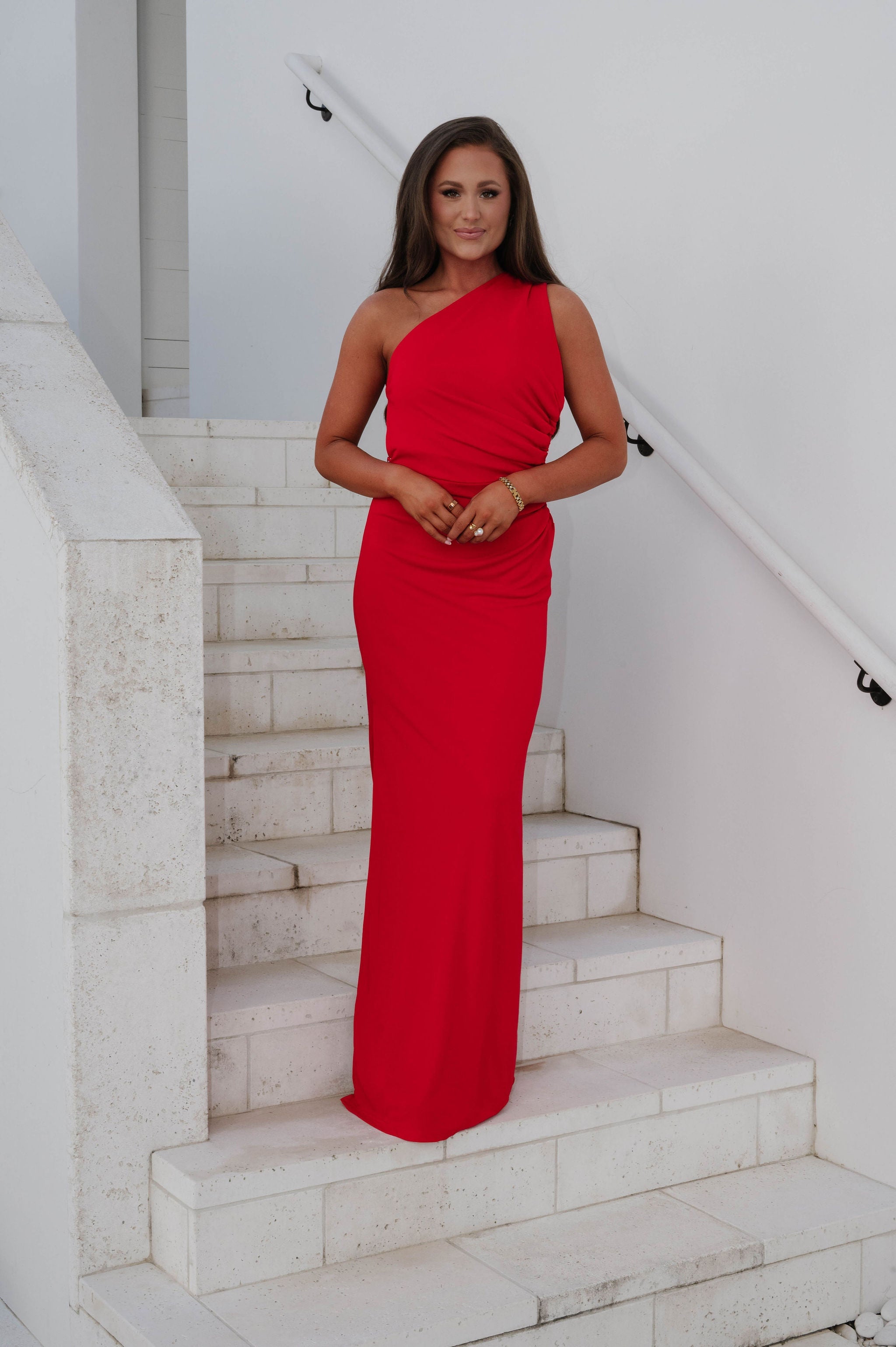 Andrew Maxi Dress-Red