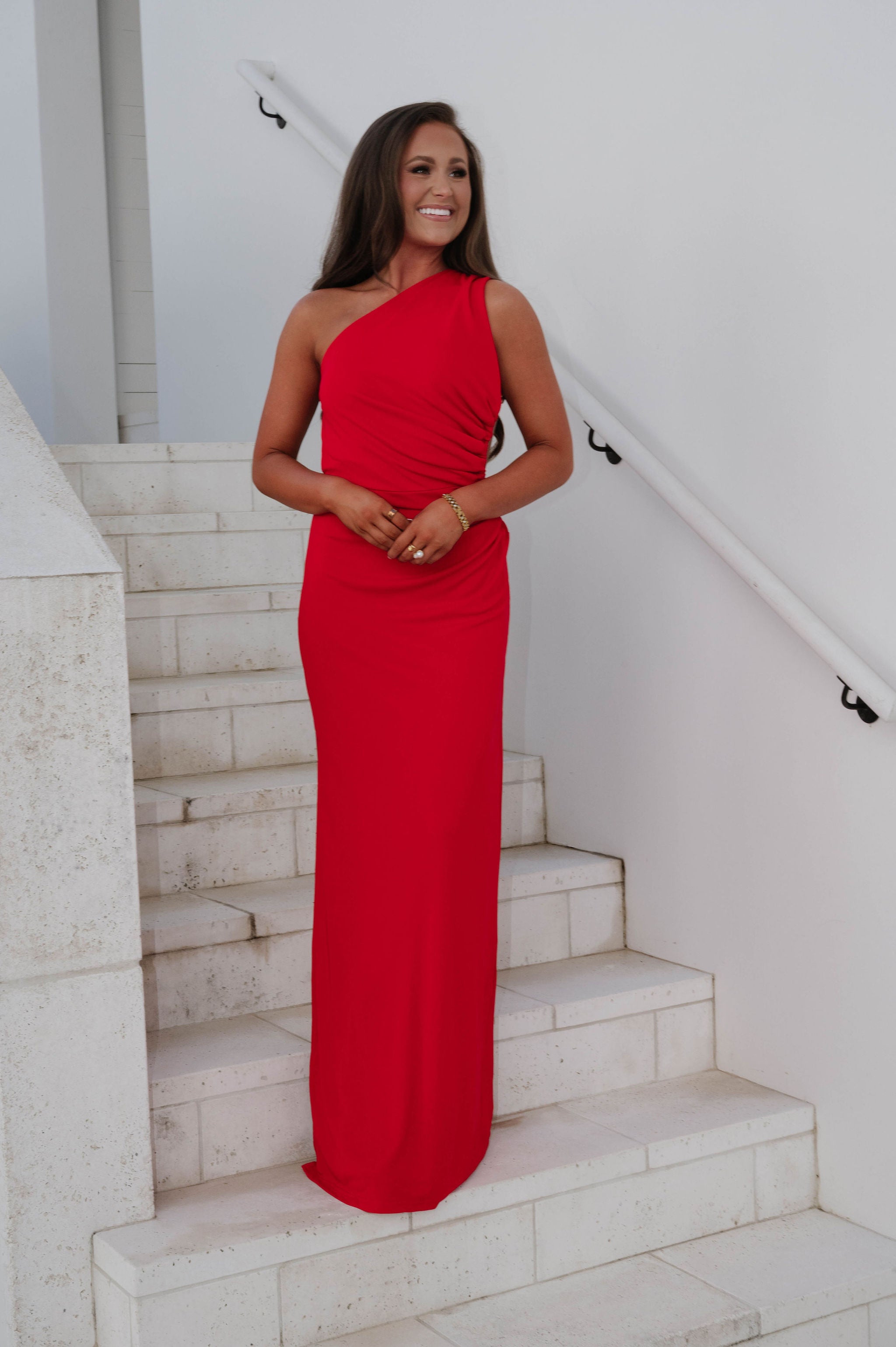 Andrew Maxi Dress-Red