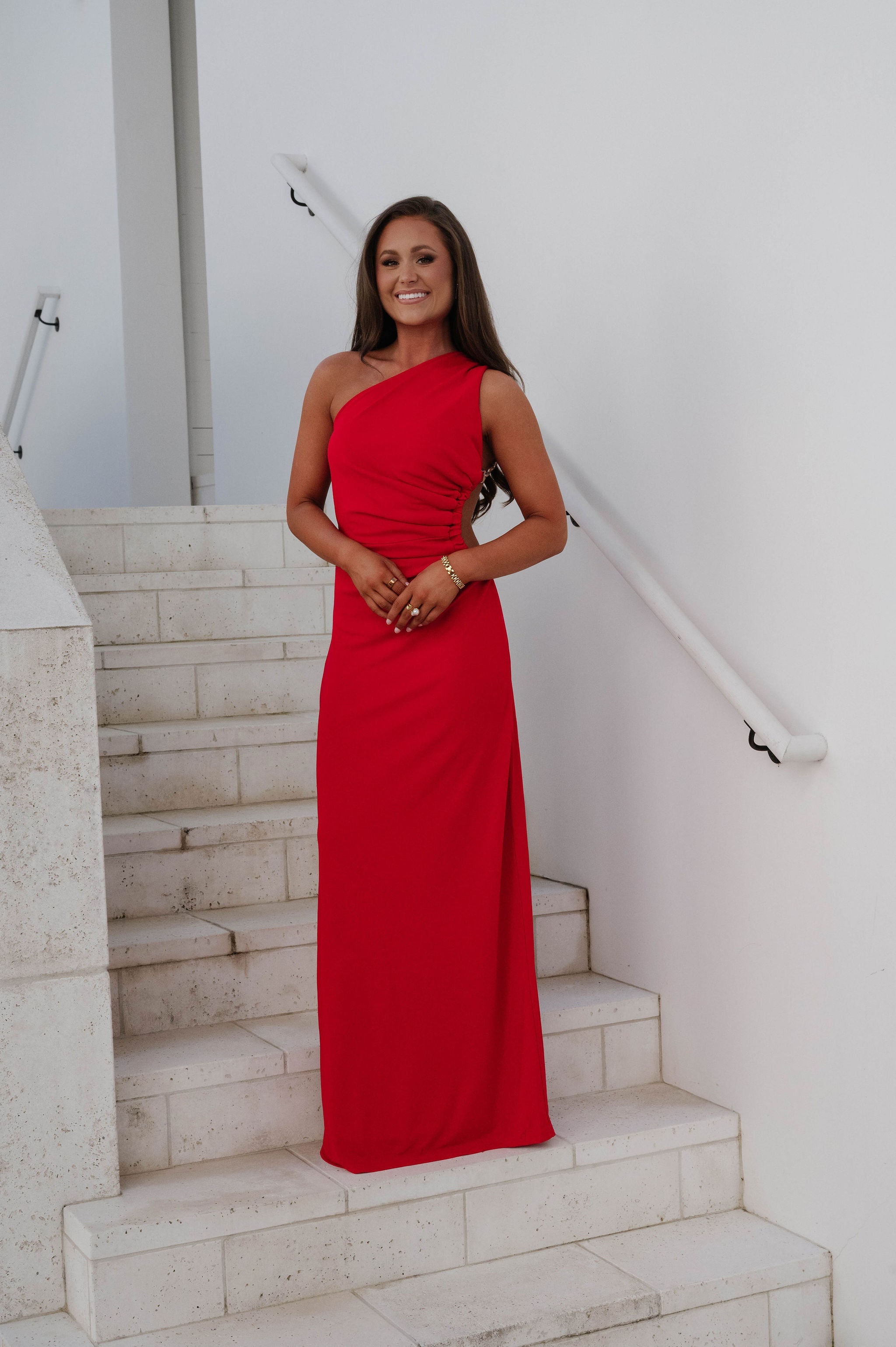 Andrew Maxi Dress-Red