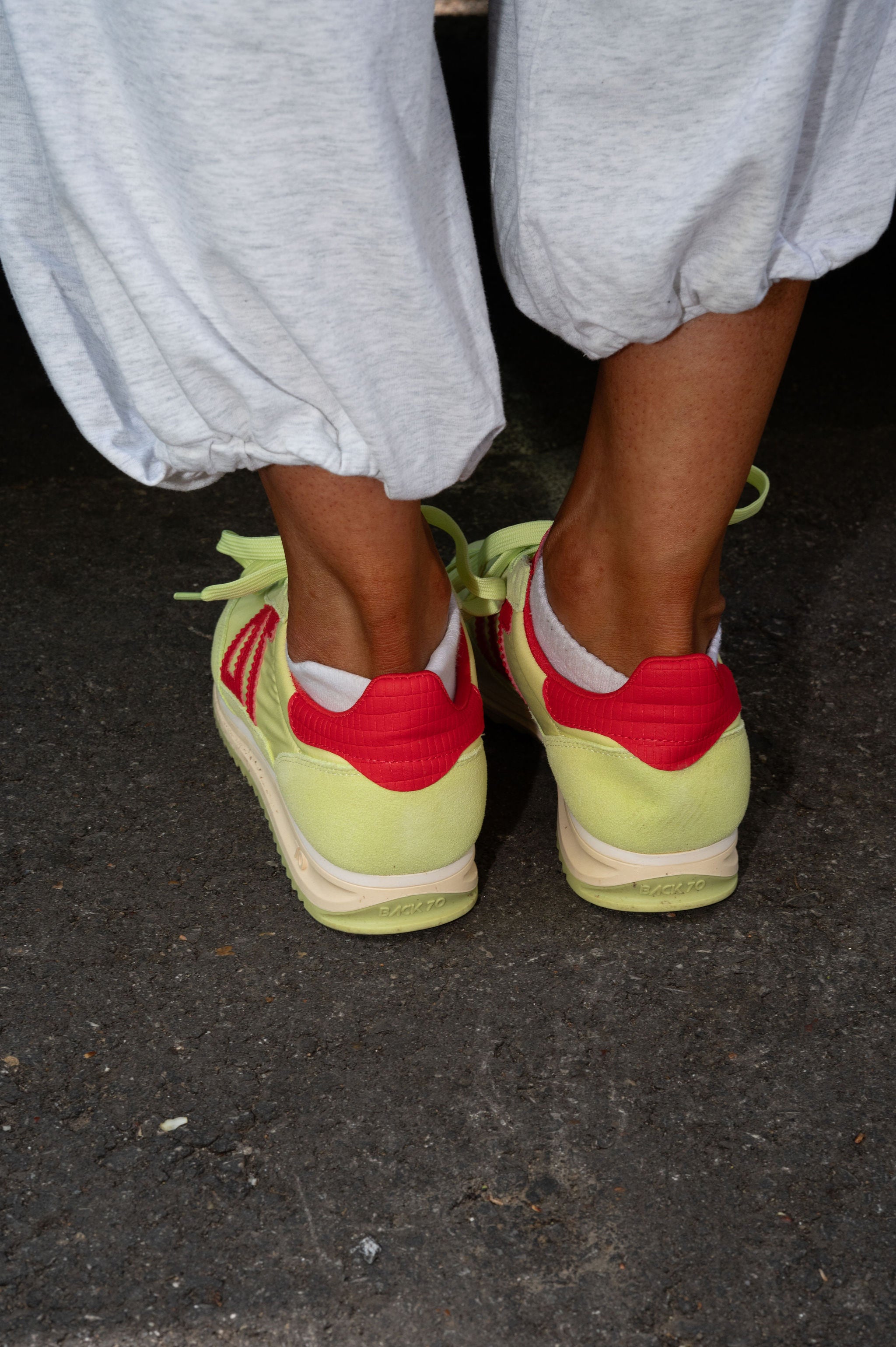 Back 70 Barkley Jogger-Light Yellow/Red