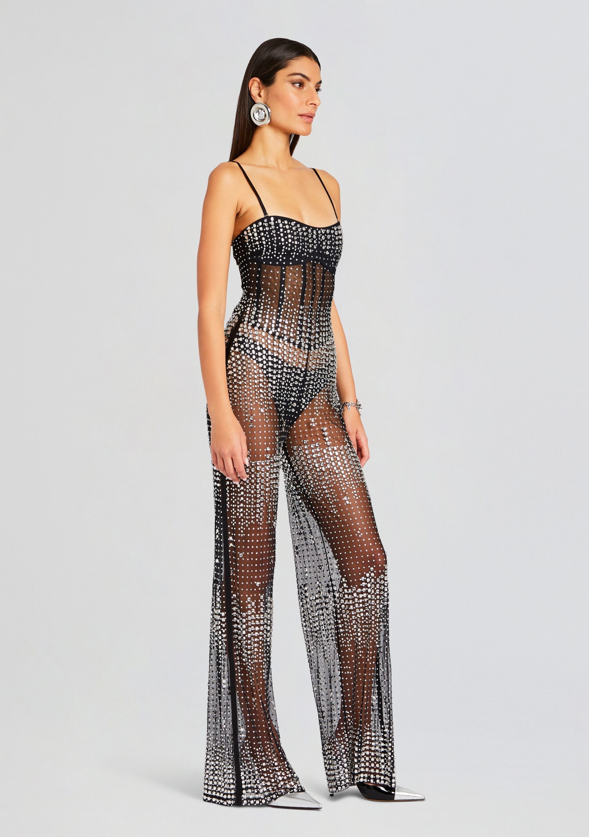 Adelynne Sequin Jumpsuit