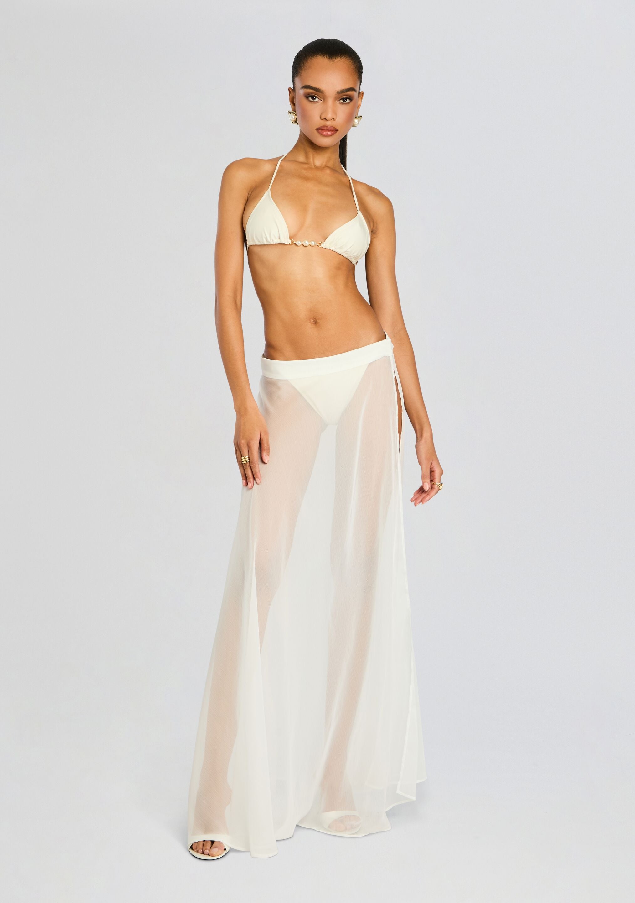 Alaia Long Slit Skirt