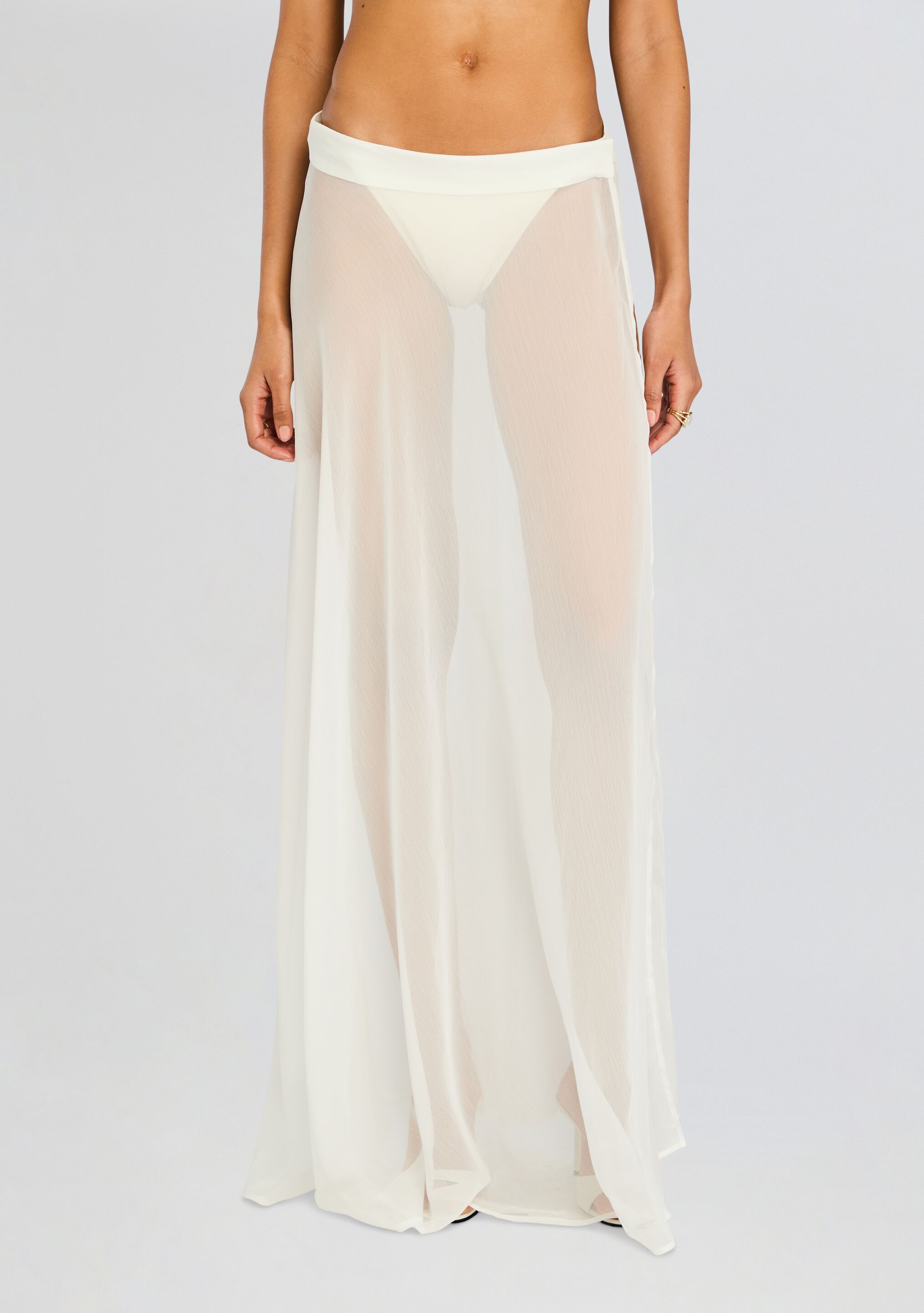 Alaia Long Slit Skirt