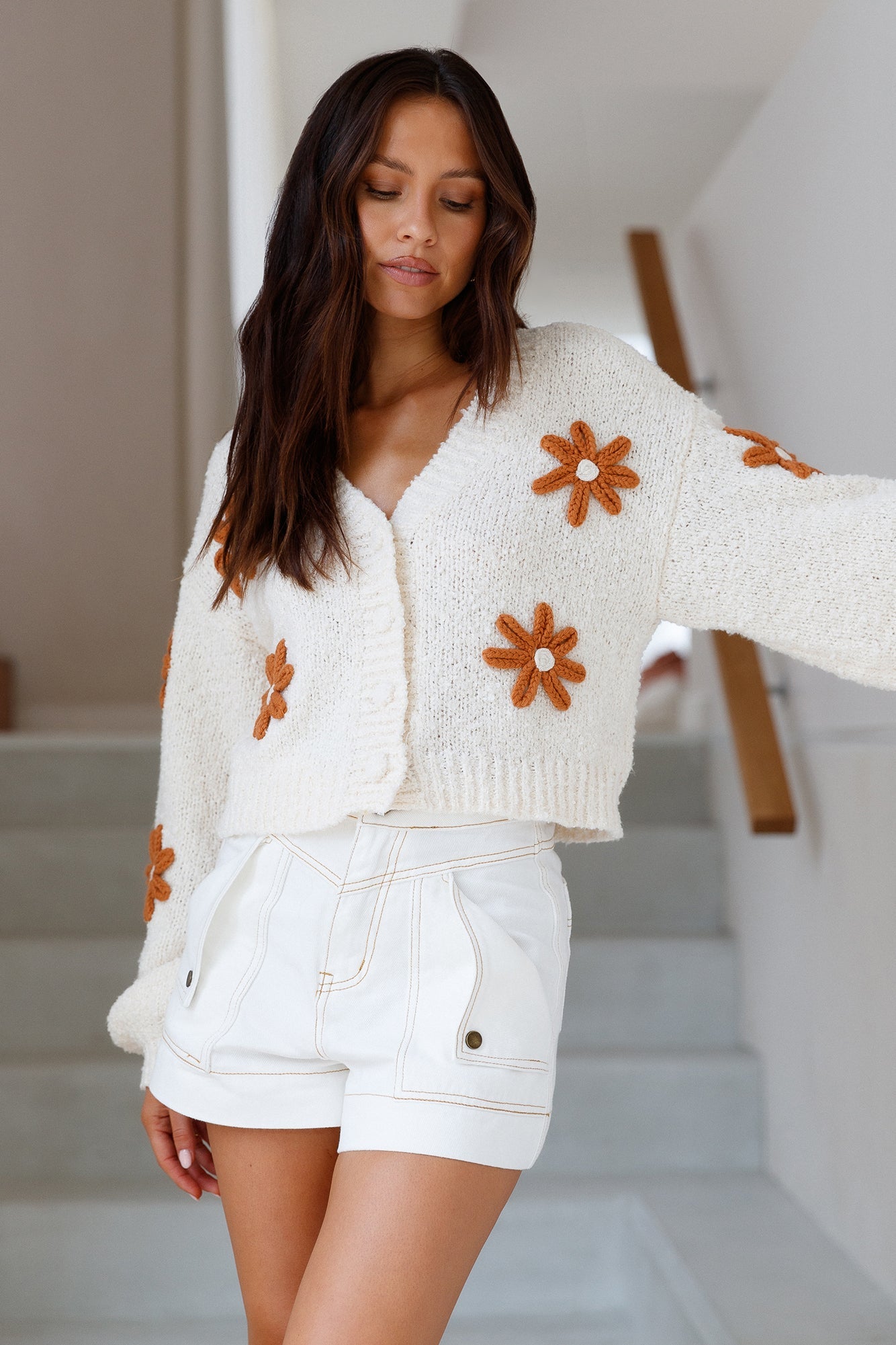 Lost Dreamer Knit Cardigan Natural