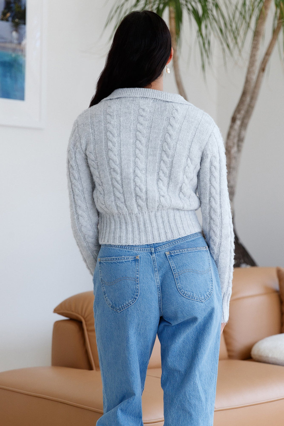 Winter Bliss Knit Cardigan Grey