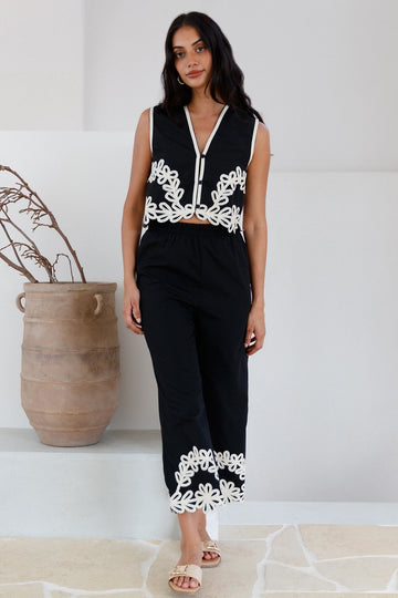 Dreaming Softly Pants Black