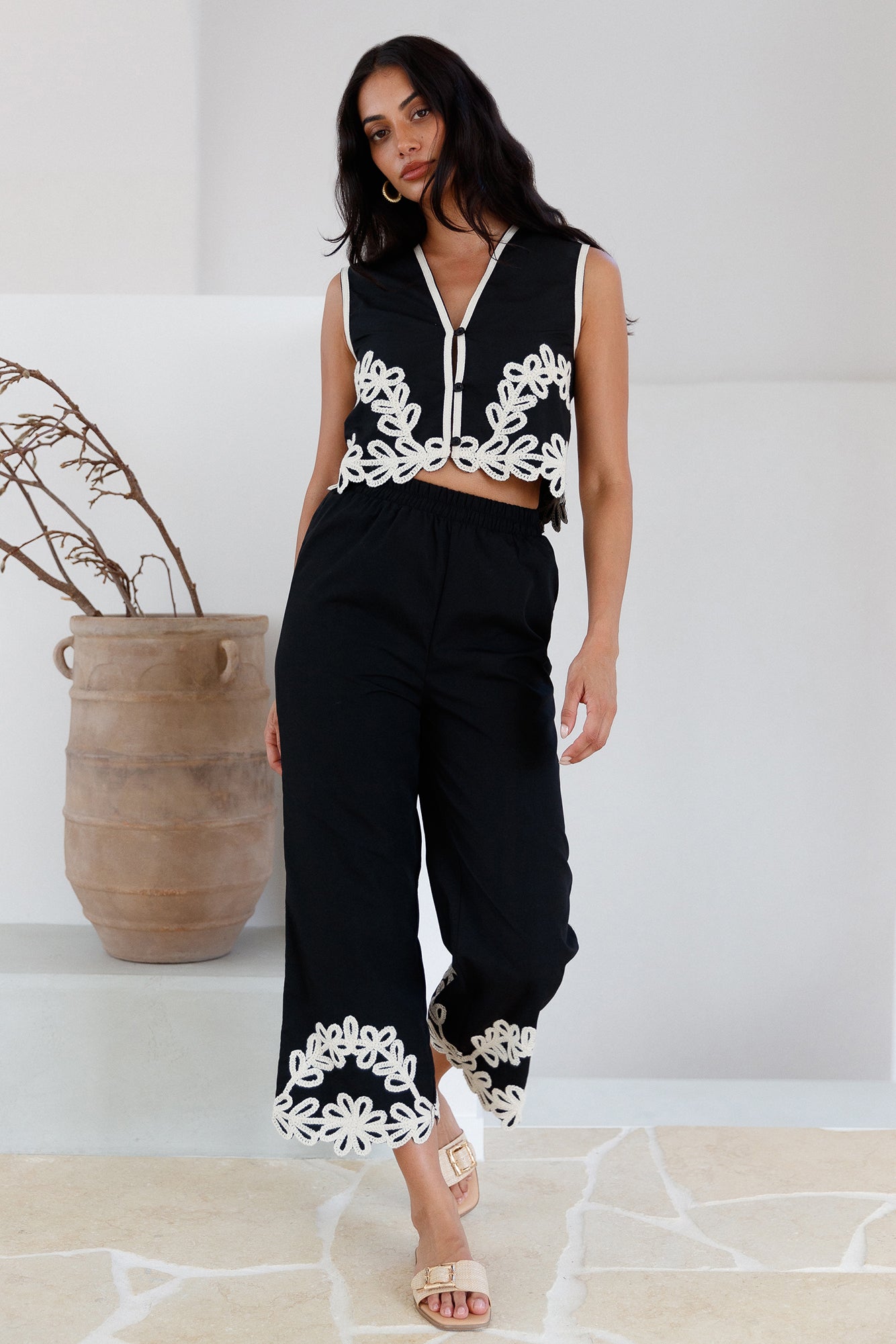 Dreaming Softly Pants Black