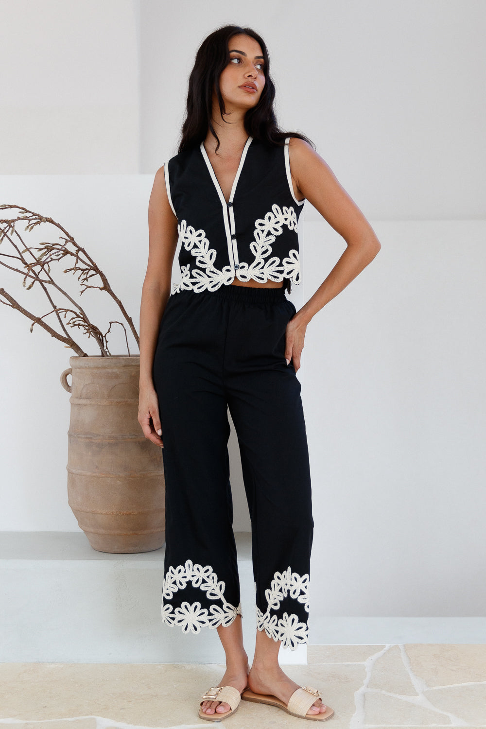 Dreaming Softly Pants Black