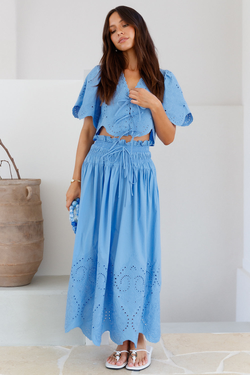 Your Soul Crop Top Blue