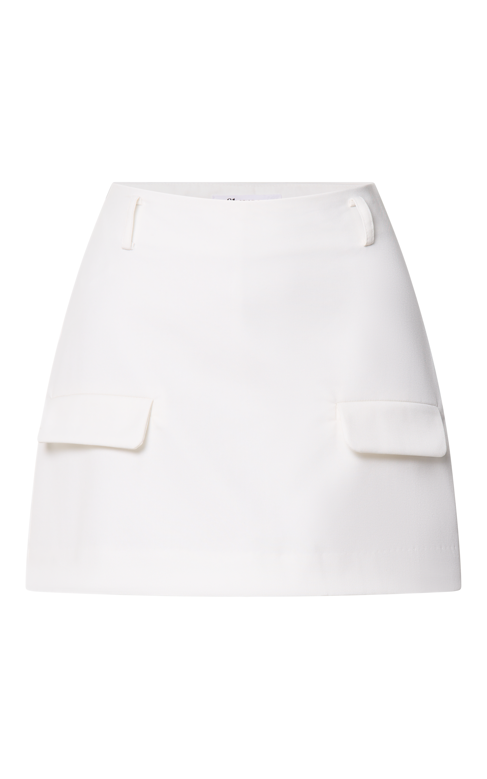 Haidy Skort - Mid Waisted Tailored Mini Skort in White