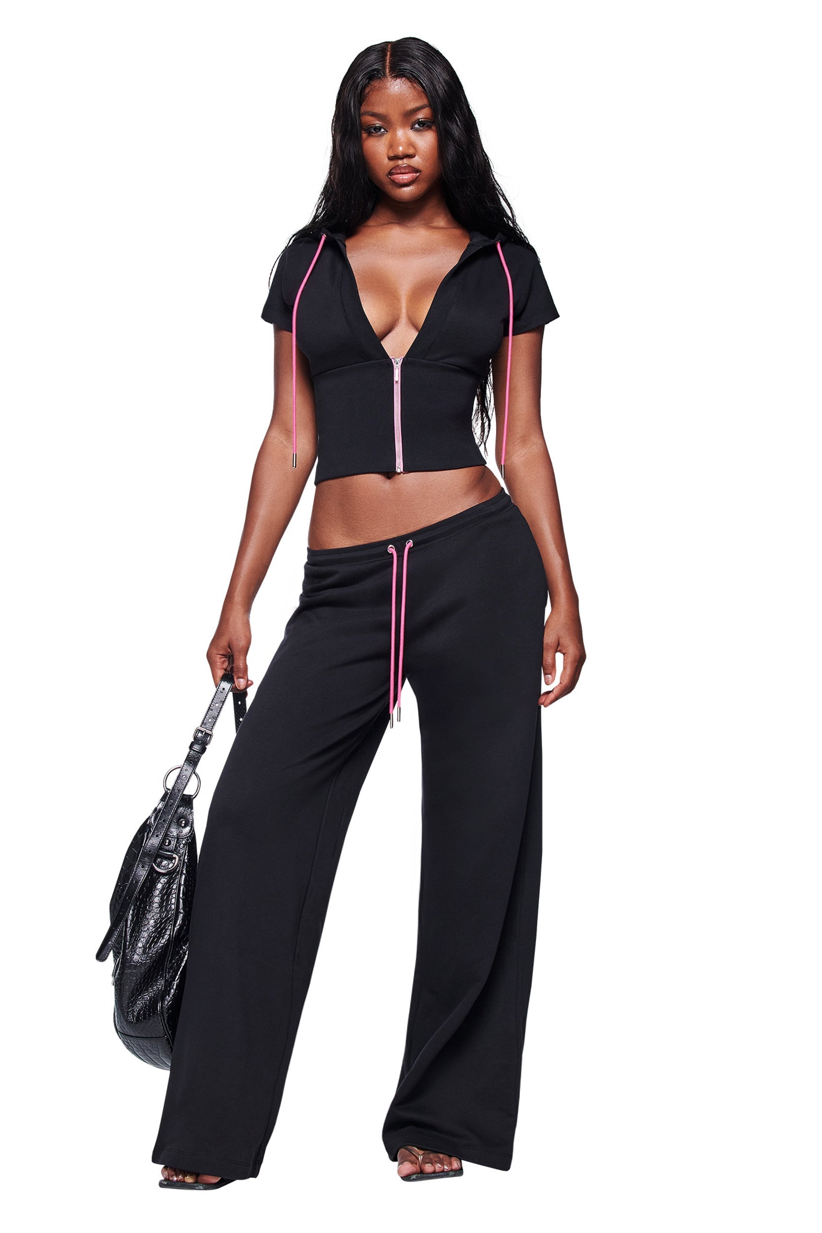 ARLO TRACK PANT - BLACK