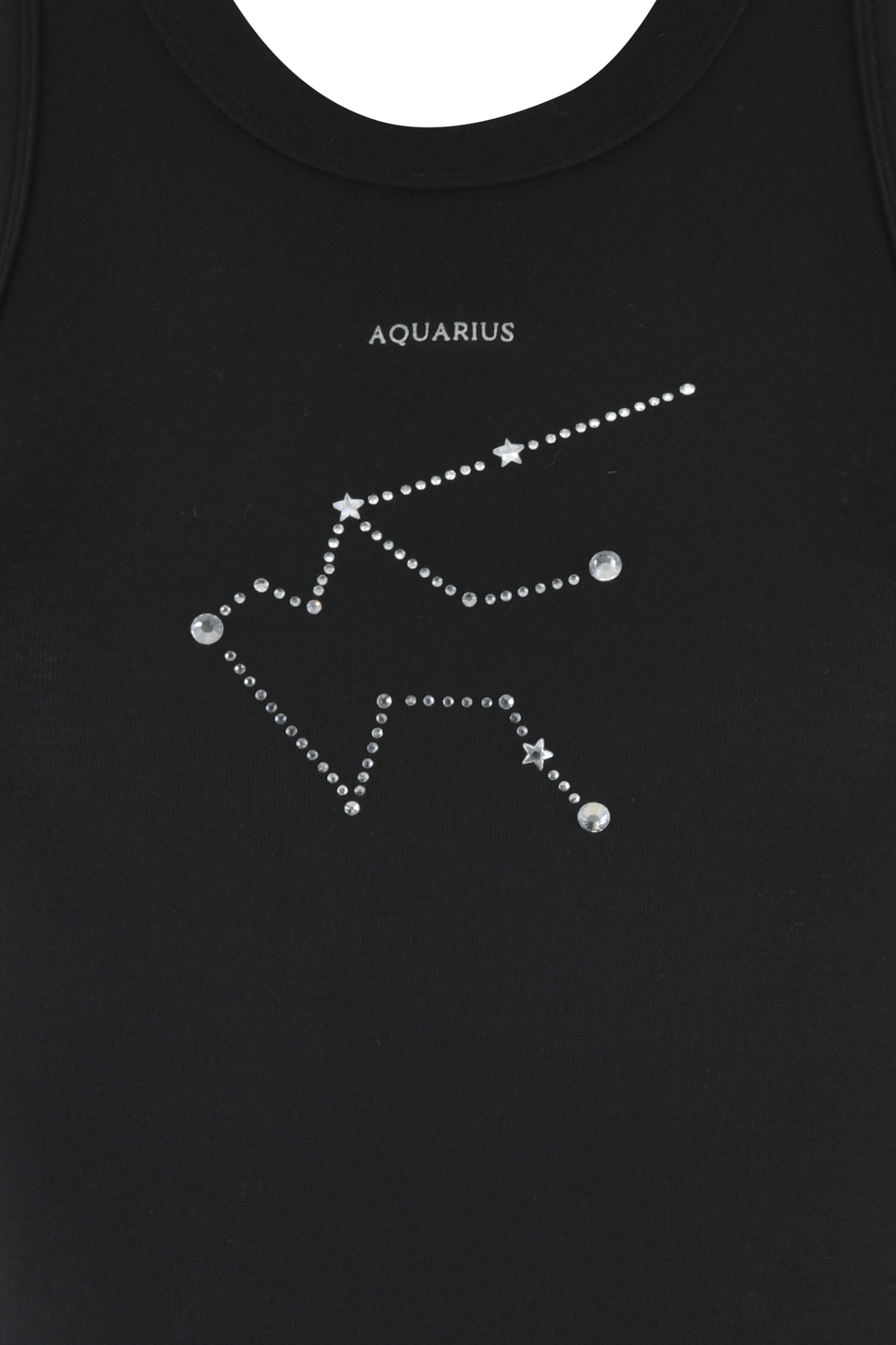 AQUARIUS ZODIAC TANK - BLACK