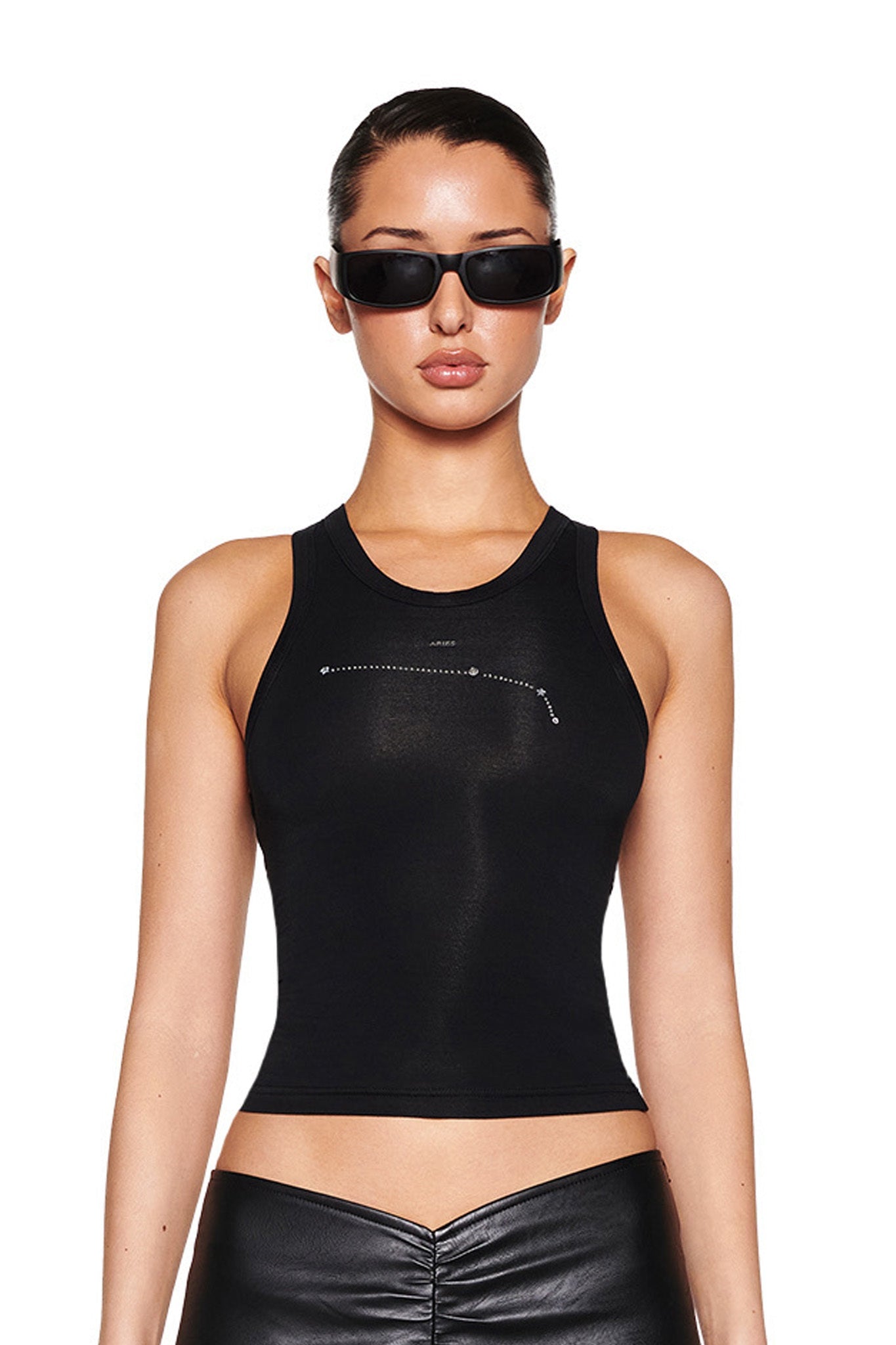 ARIES ZODIAC TANK - BLACK