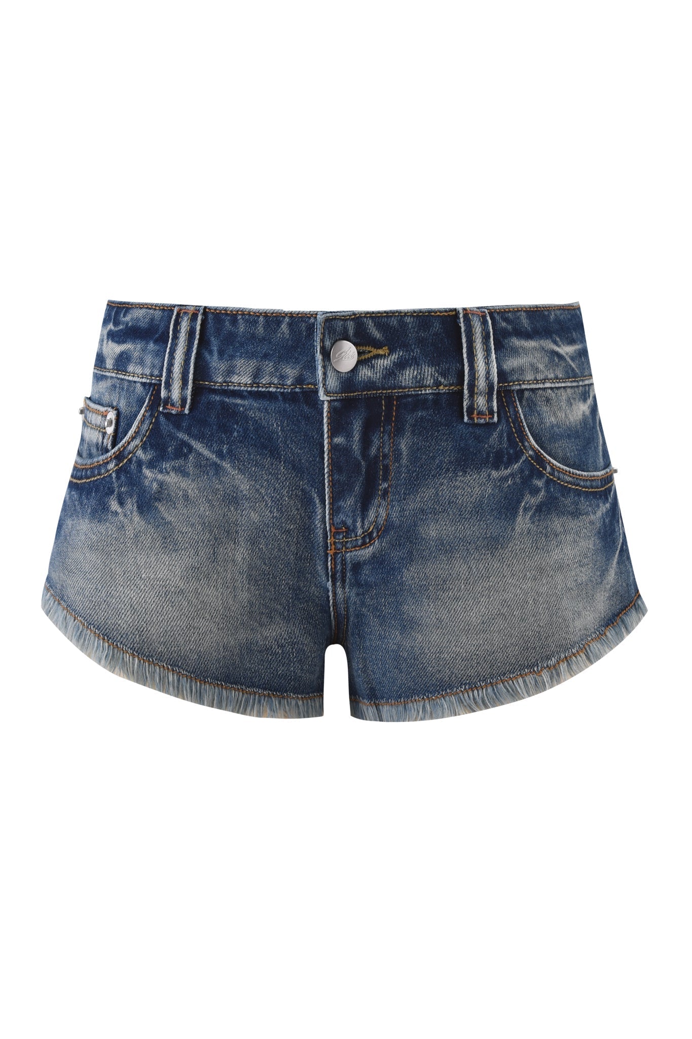 AURA DENIM SHORT - BLUE DENIM